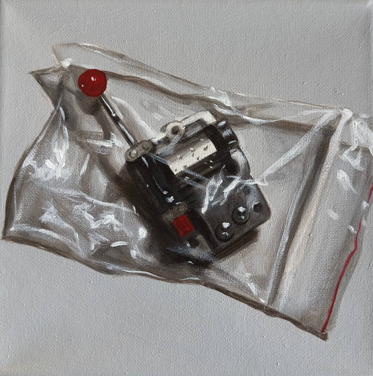 Татьяна Вафина (Картина, живопись - 
                  20 x 20 см) Сердце музыкальной шкатулки