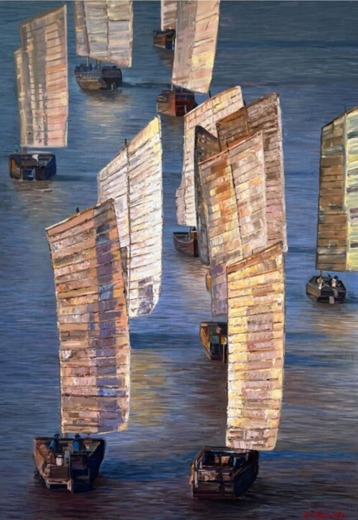 Дарина Абрамова (Картина, живопись - 
                  60 x 80 см) THE EAST SAILS