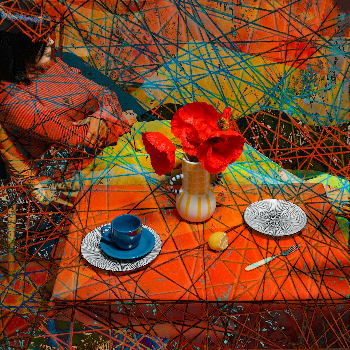 Виктория Забродина (Фотография - 
                  80 x 80 см) Радостный вечер