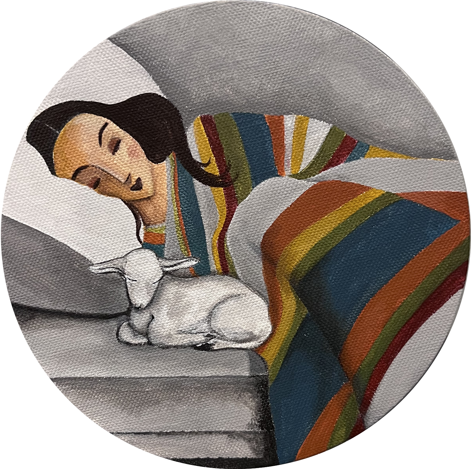 Нина Григель (Картина, живопись - 
                  20 x 20 см) Дневной Сон