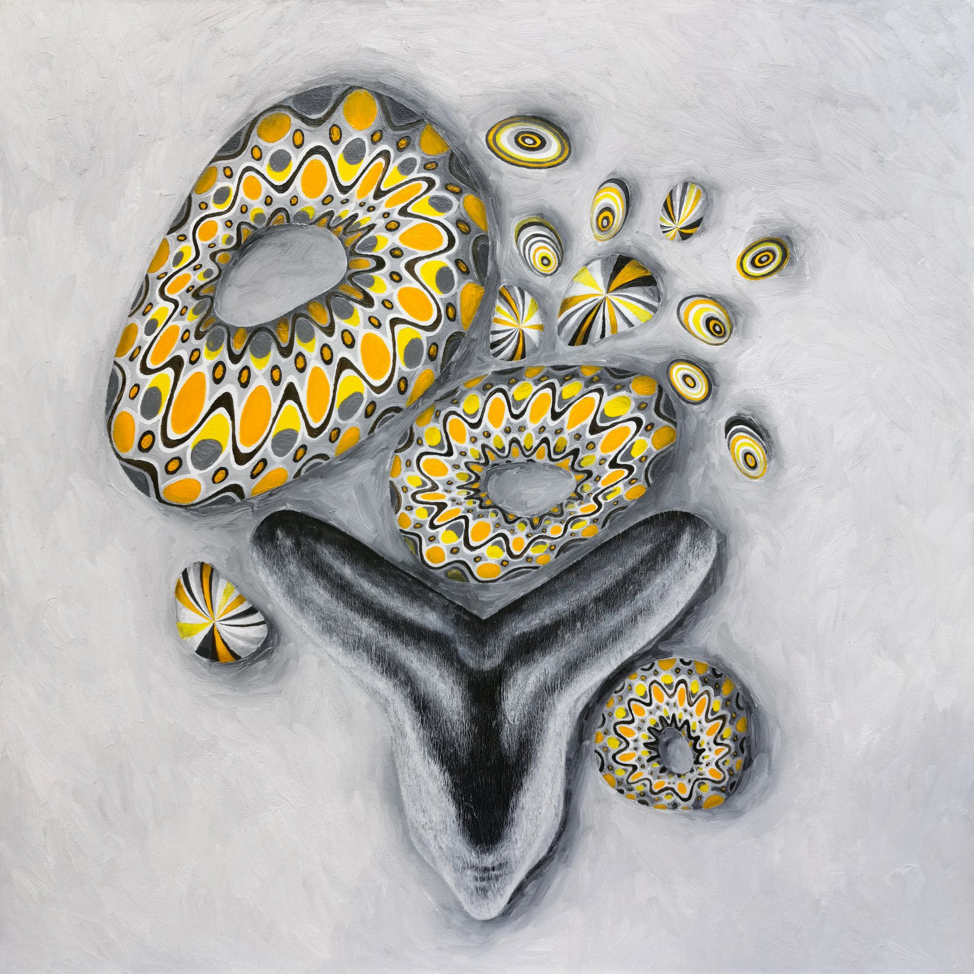 Елена Сорока (Картина, живопись - 
                  70 x 70 см) Flowers