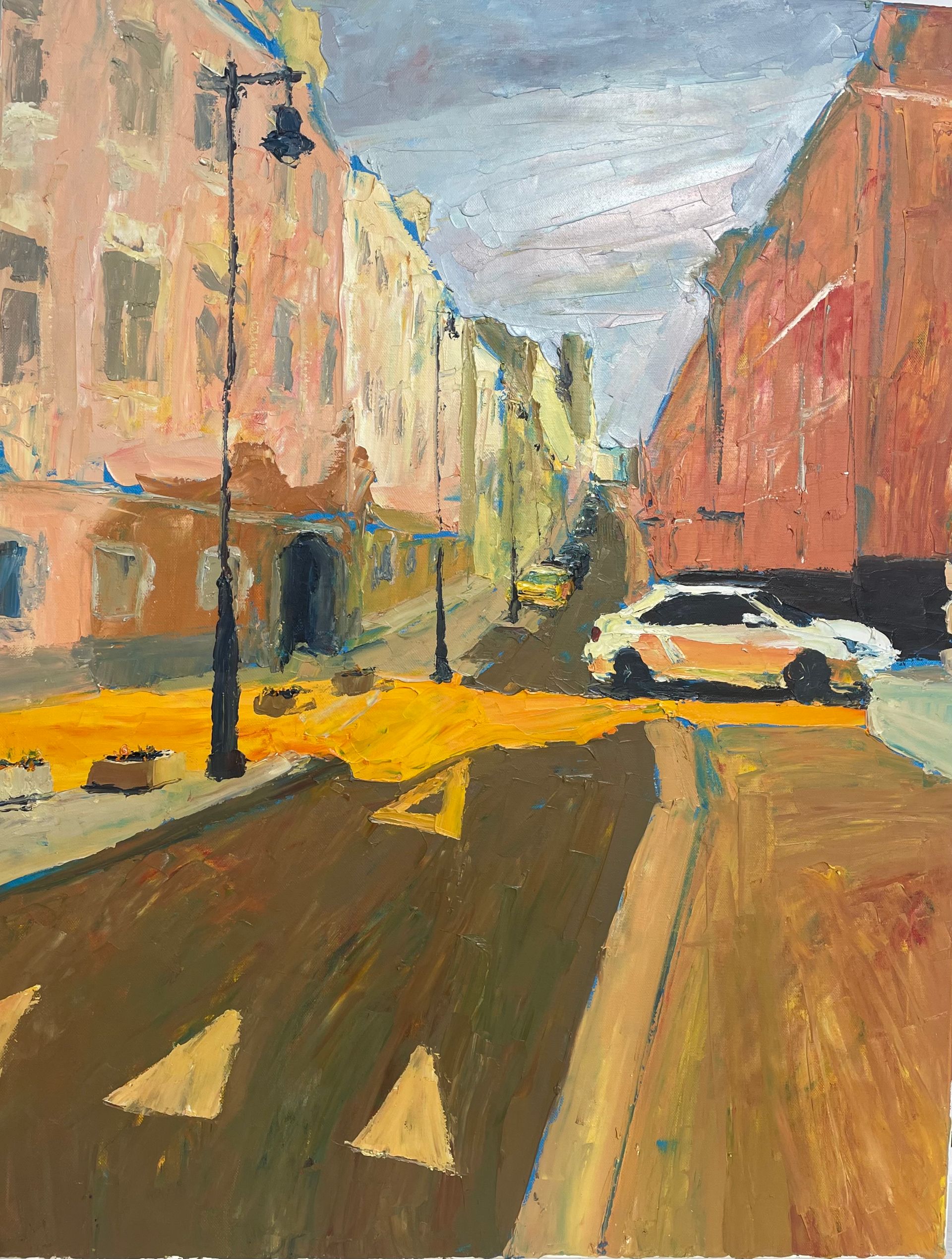 Валентин Шунков (Картина, живопись - 
                  70 x 90 см) Нижний Кисельный переулок