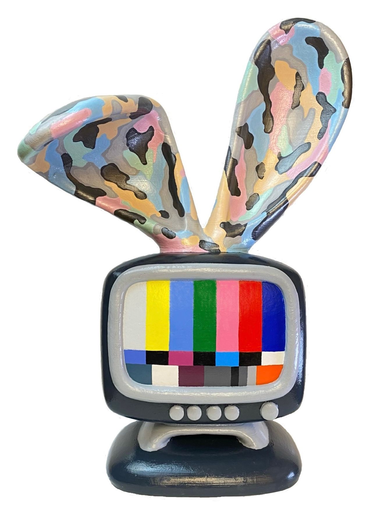 Кирилл Суриков (Скульптура - 
                  28 x 40 см) Mother of Pearl Bunny TV