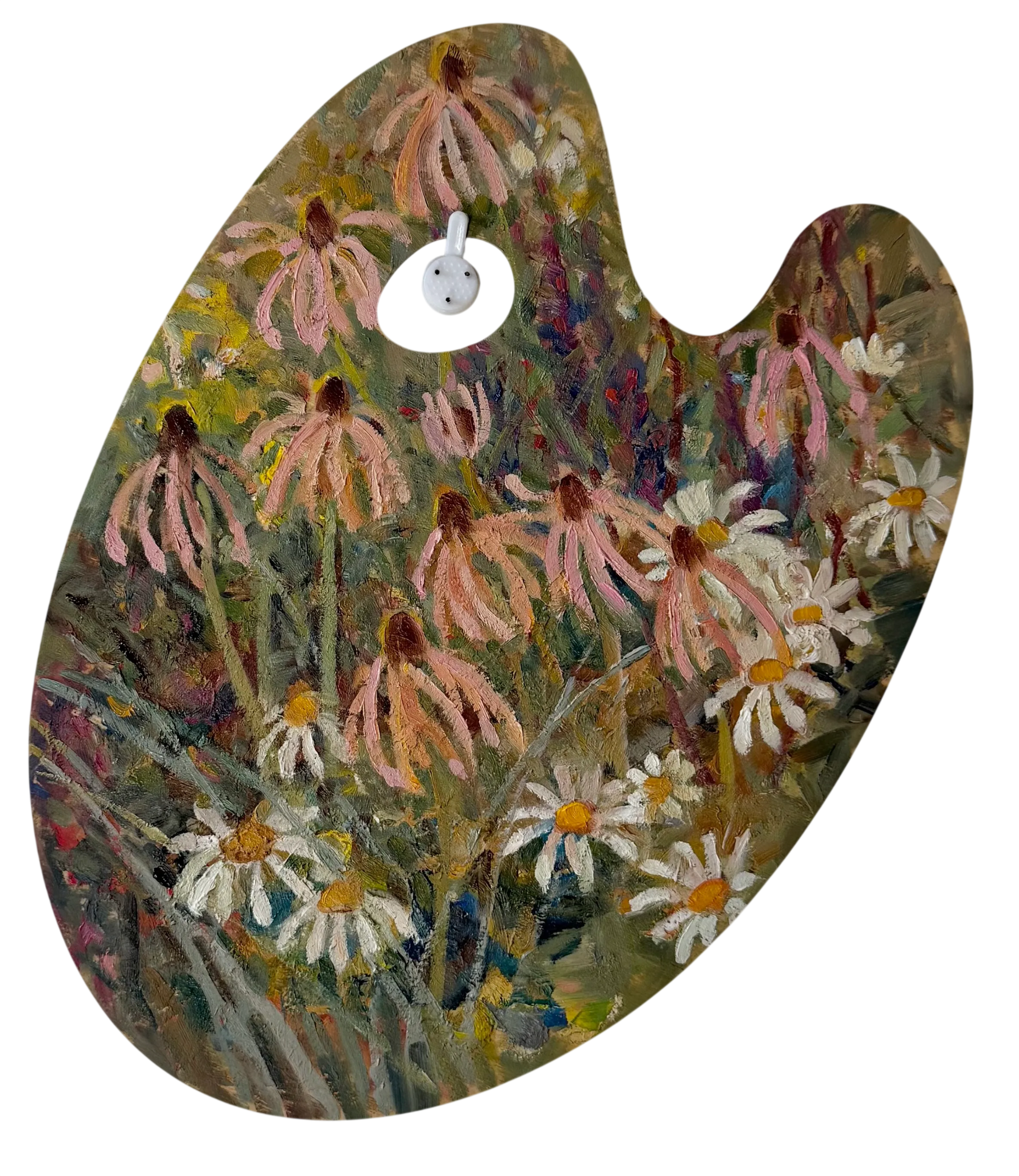 Залифа Хибатова (Картина, живопись - 
                  20 x 26 см) Цветущее