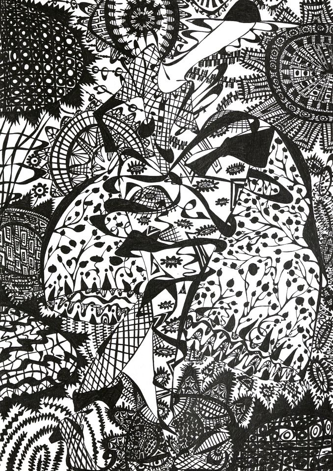 Ирина Шумская (Авторская графика - 
                  40 x 60 см) Фантазия