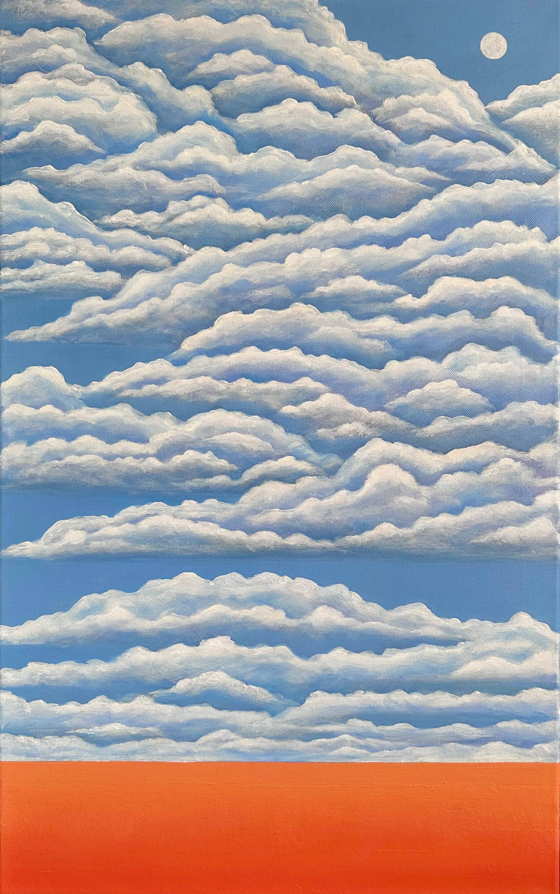 Юлия Мананникова (Картина, живопись - 
                  50 x 80 см) Huge Clouds
