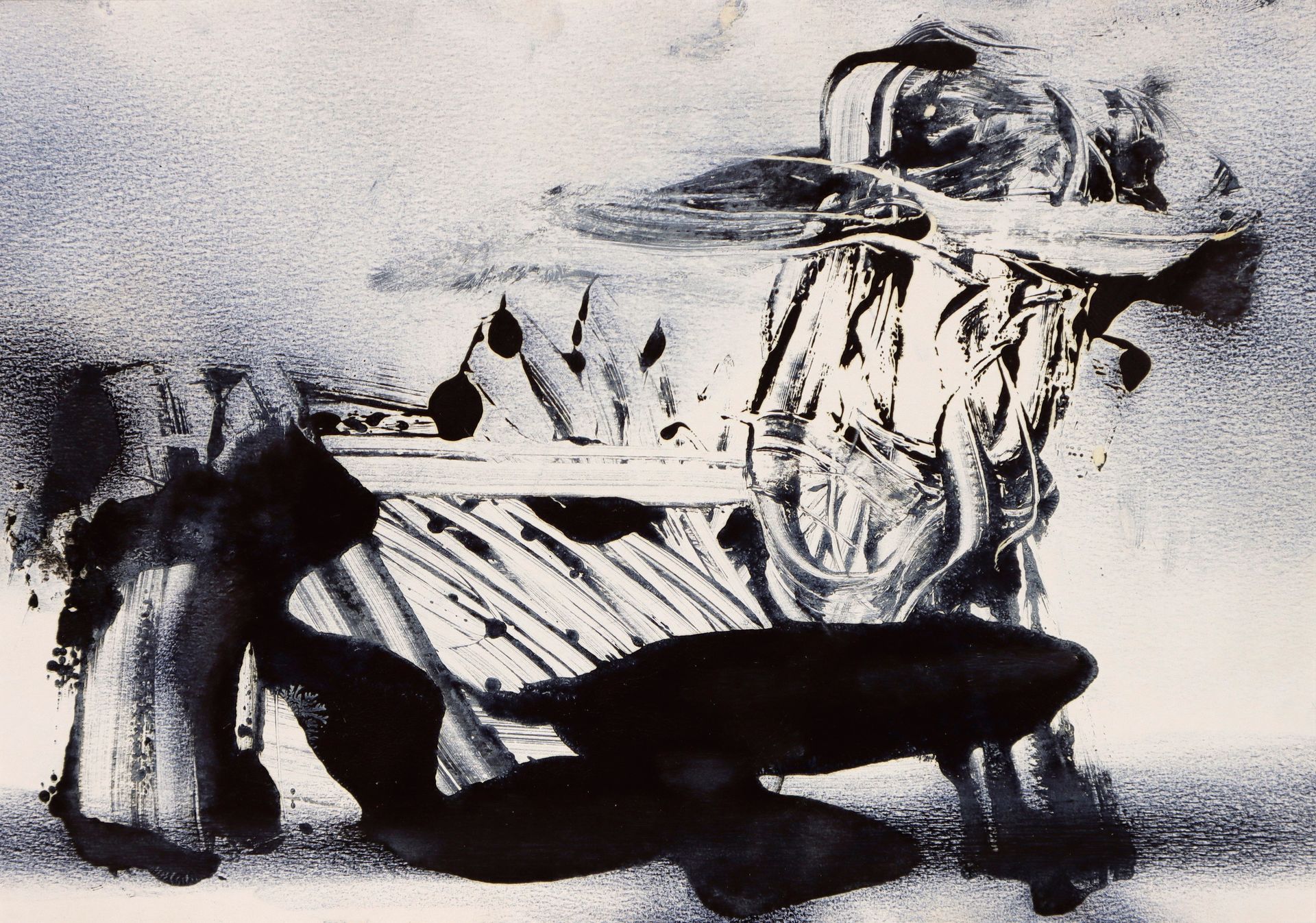 Дмитрий Василенко (Авторская графика - 
                  70 x 68 см) Священная корова 2