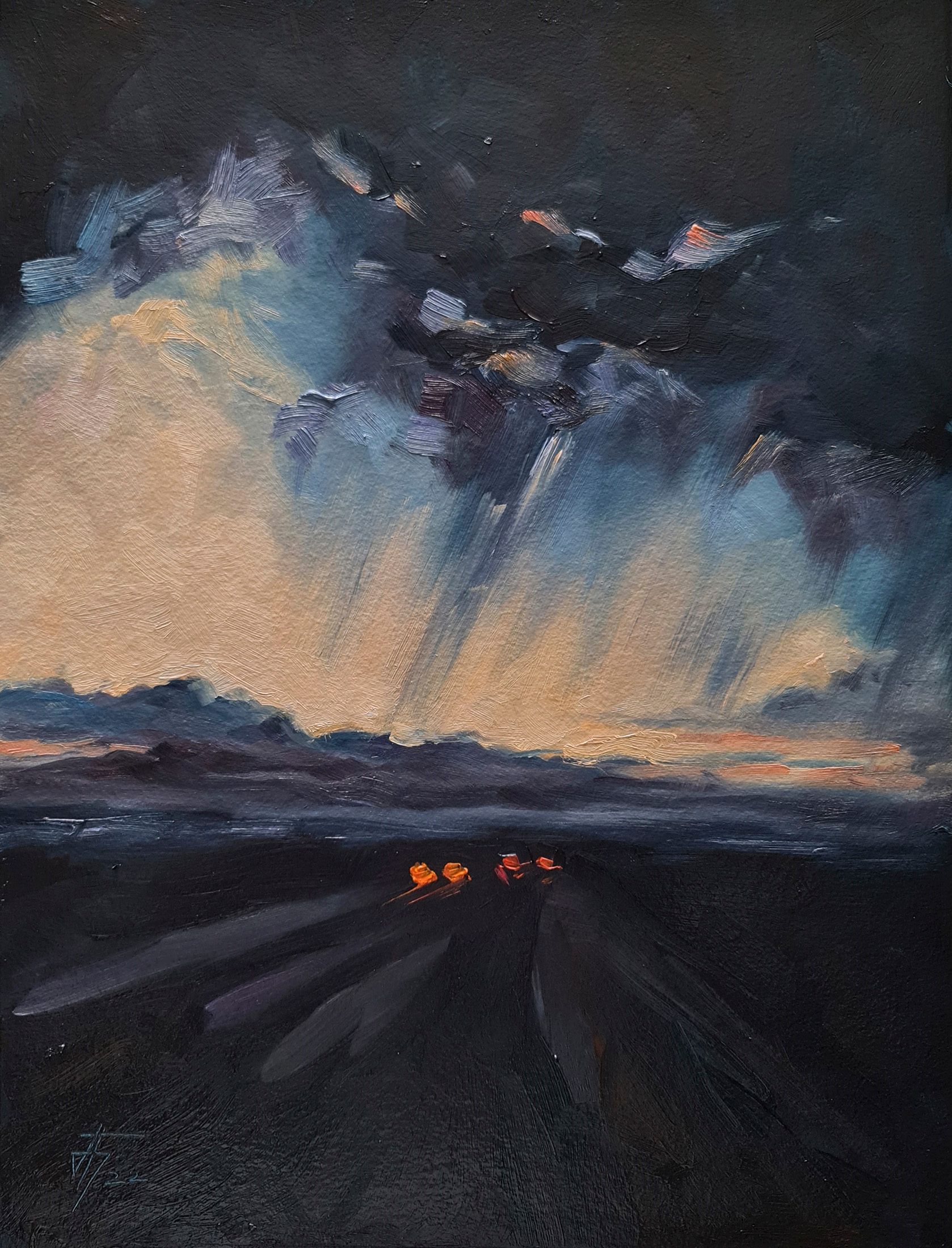 Александр Буданов (Авторская графика - 
                  30 x 40 см) Дорога 11