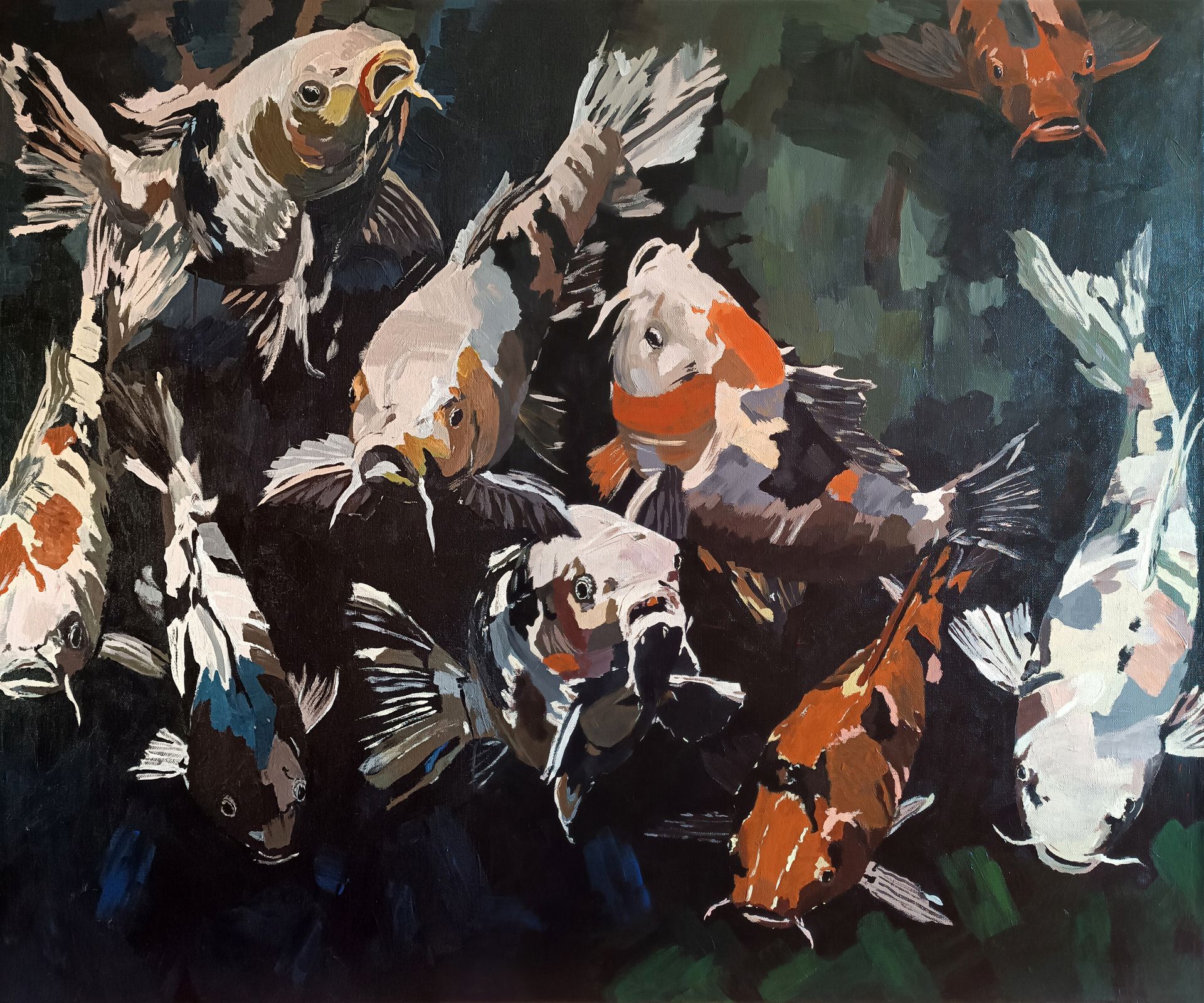 Максим Лезарев (Картина, живопись - 
                  120 x 100 см) Grace in Motion