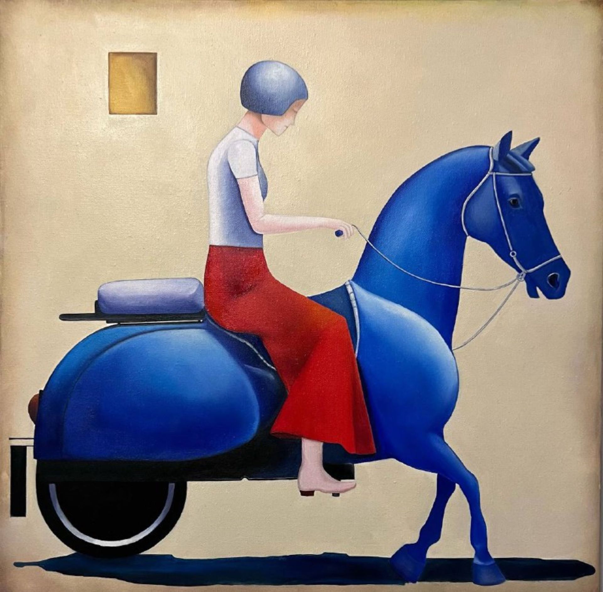 Нина Григель (Картина, живопись - 
                  60 x 60 см) Франция