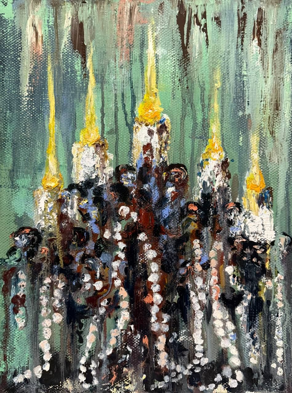 Белла Новинькова (Картина, живопись - 
                  30 x 40 см) Все желания сбудутся…