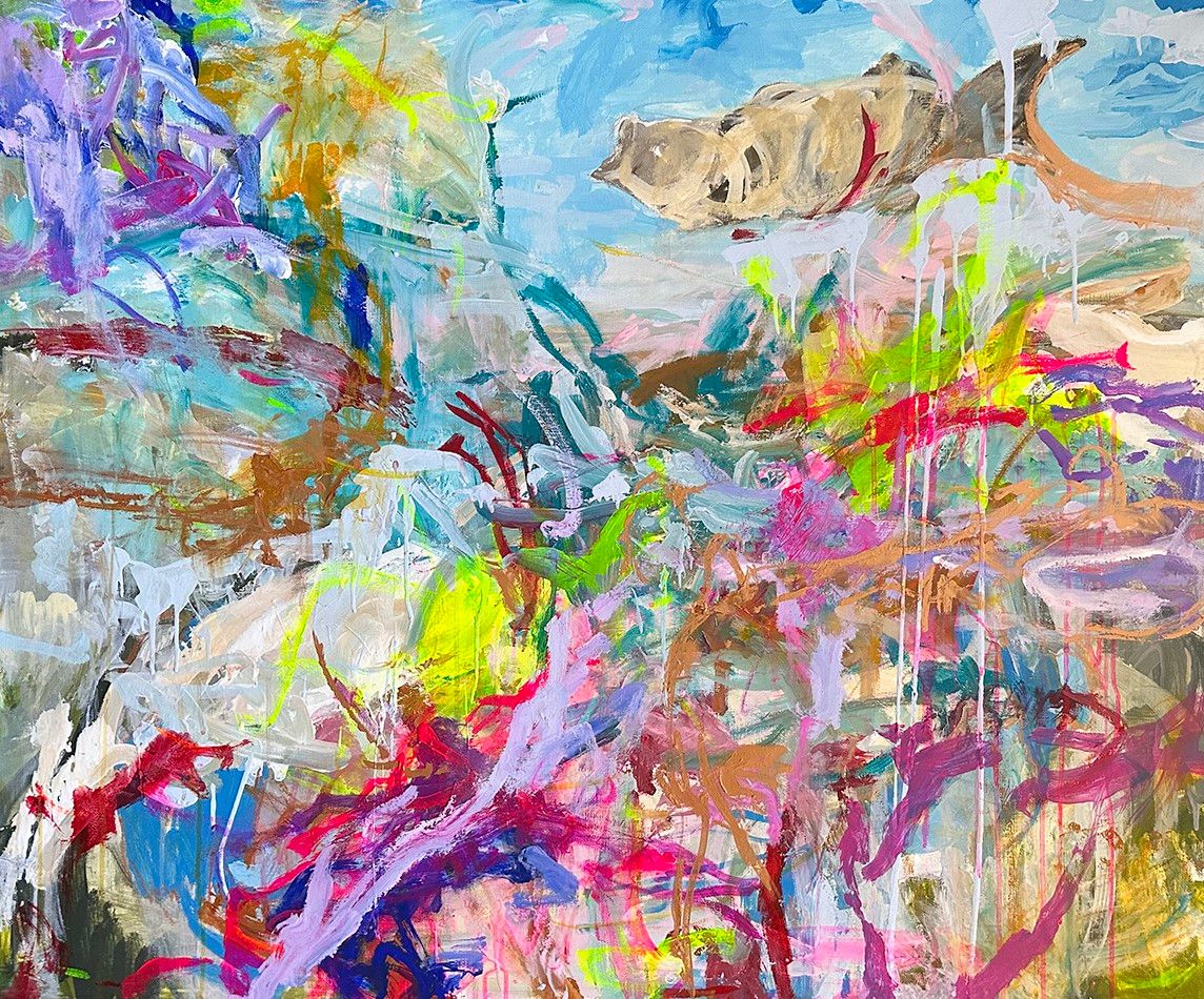Светлана Федорова (Картина, живопись - 
                  120 x 110 см) Рыба