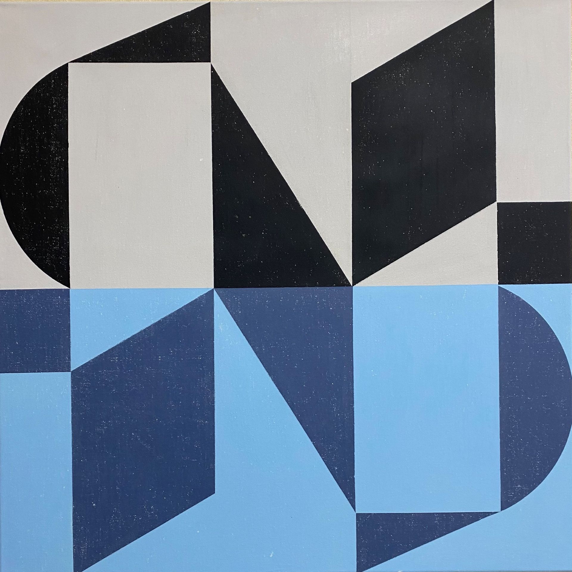 Юрий Ростиславский (Картина, живопись - 
                  70 x 70 см) Из серии "Антиподы"