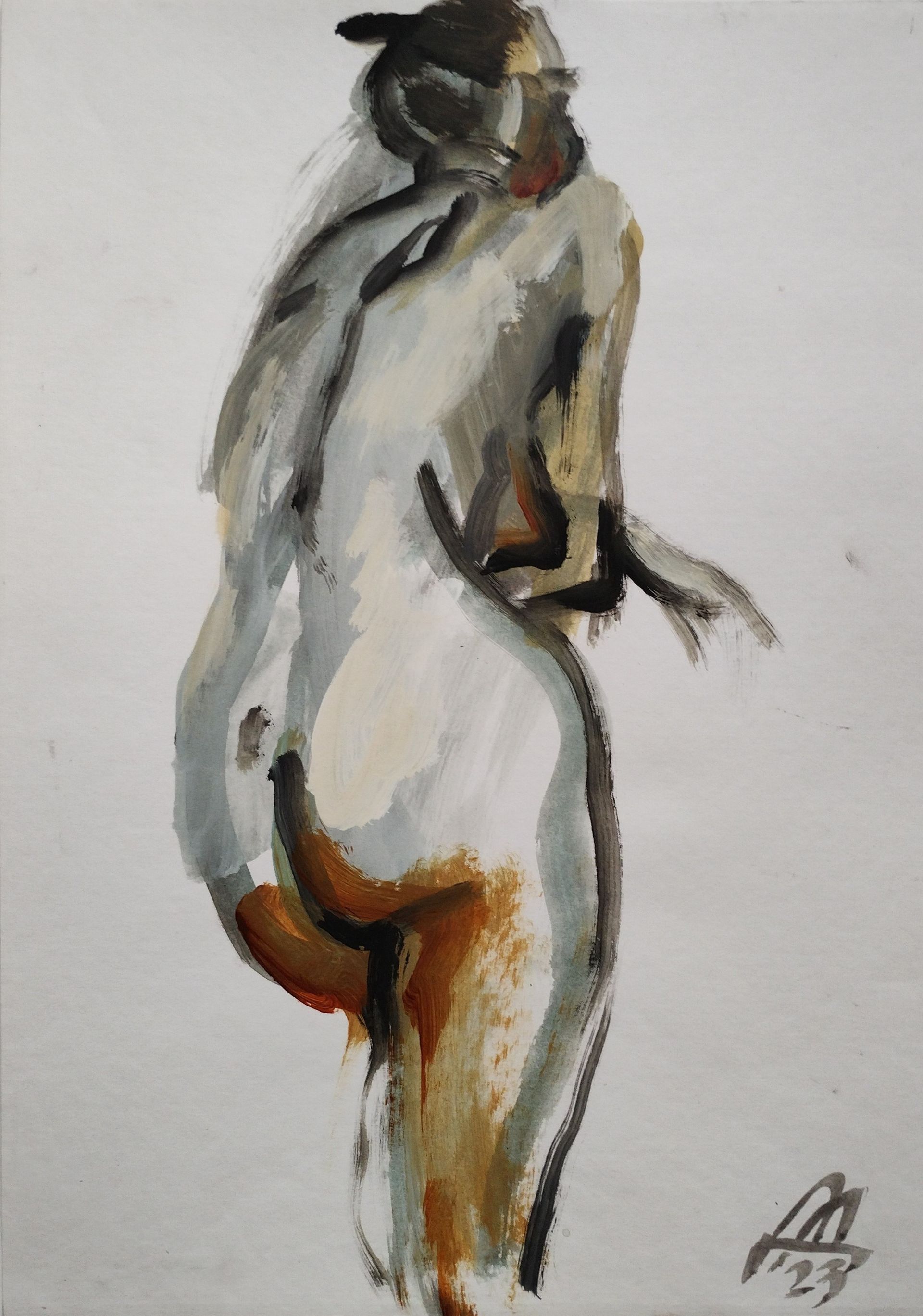 Диана Дербеденева (Авторская графика - 
                  29.5 x 42 см) Венера