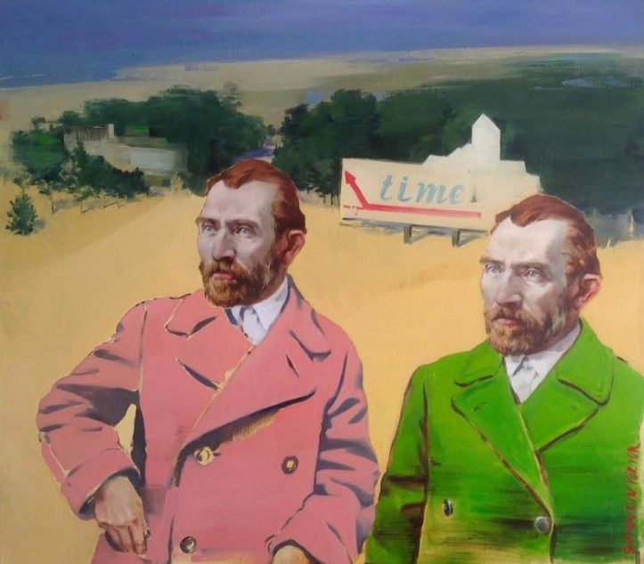 Виктор Сафонкин (Картина, живопись - 
                  90 x 80 см) Пятничный, переходящий в субботнего, Ван Гог