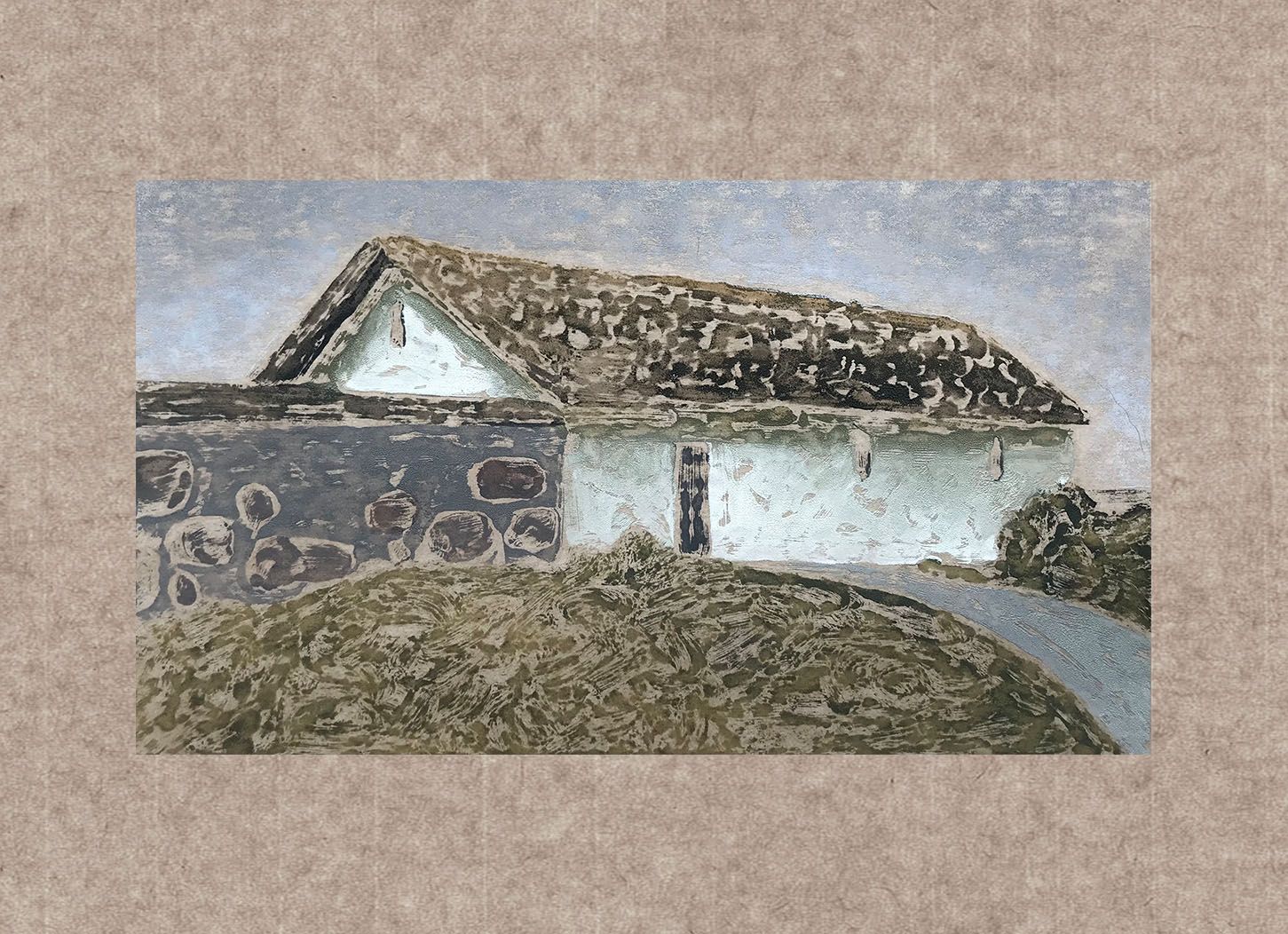 Мария Стадник (Графика печатная - 
                  40 x 29.5 см) Landscape 71