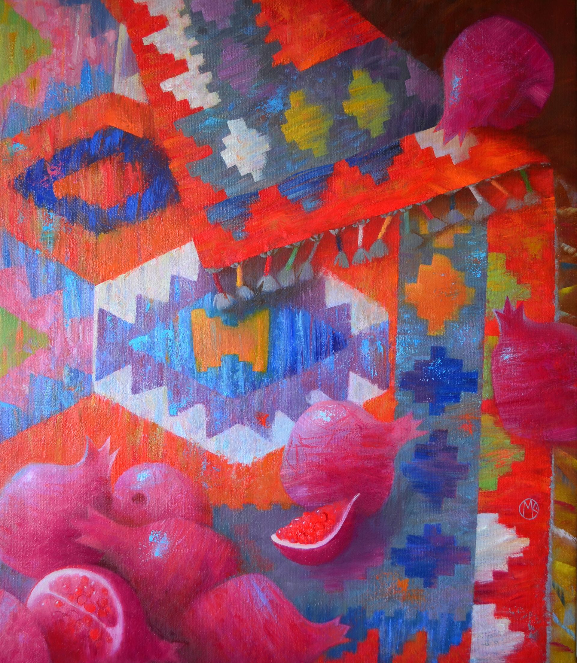 Мария Князева (Картина, живопись - 
                  70 x 80 см) Волшебный ковёр