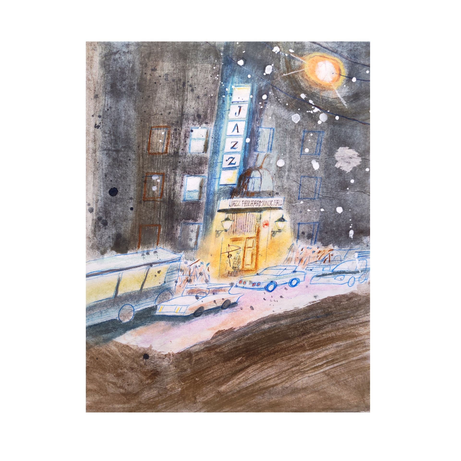 Варвара Голланд (Авторская графика - 
                  37 x 47 см) Загородный 27