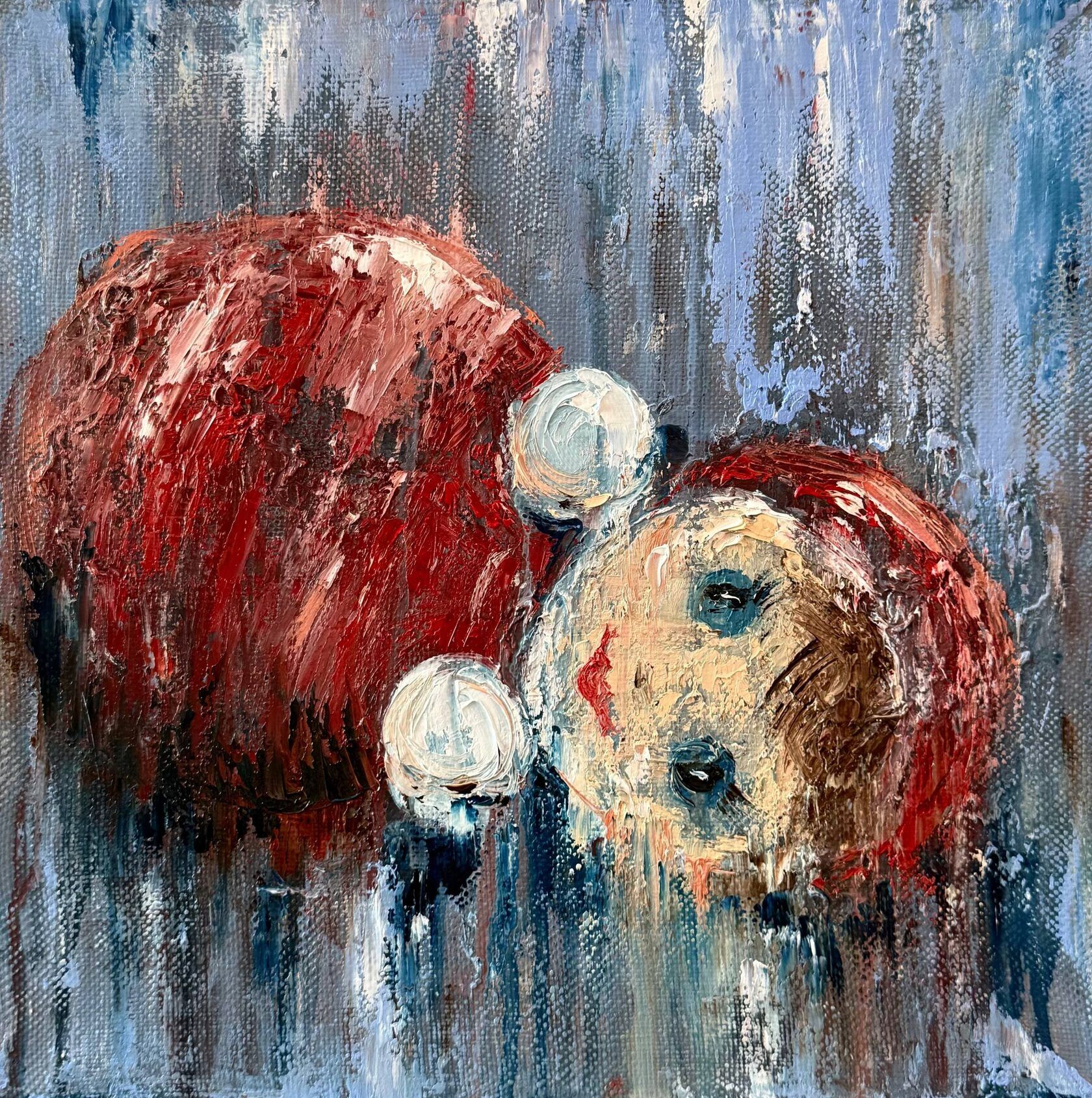 Белла Новинькова (Картина, живопись - 
                  40 x 40 см) Неваляшка