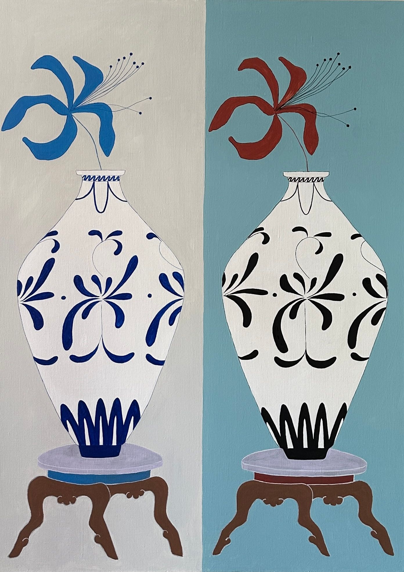 Аня Кармалита (Картина, живопись - 
                  90 x 125 см) Same, but different