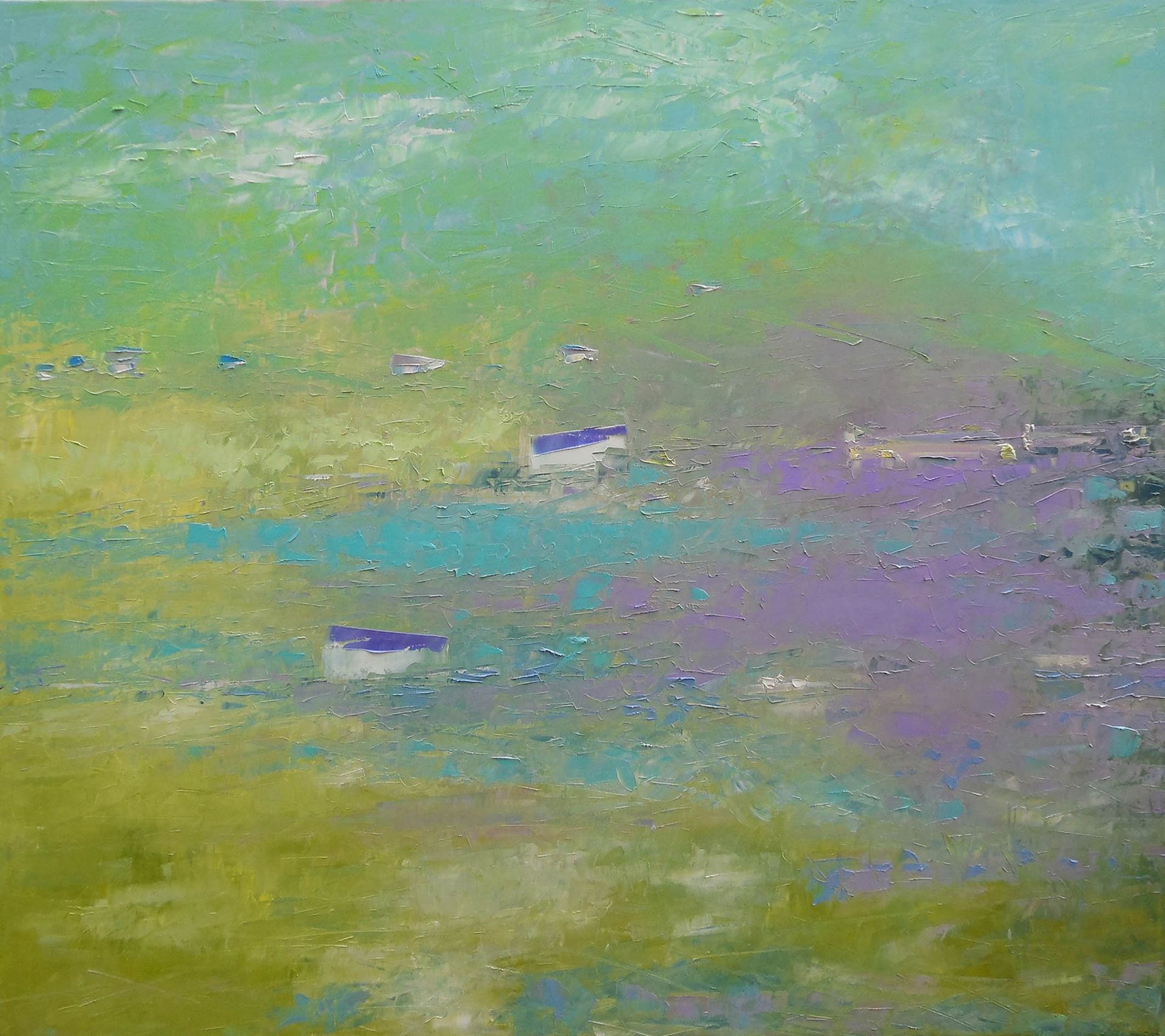 Андрей Шенгелия (Картина, живопись - 
                  90 x 80 см) Violet Field