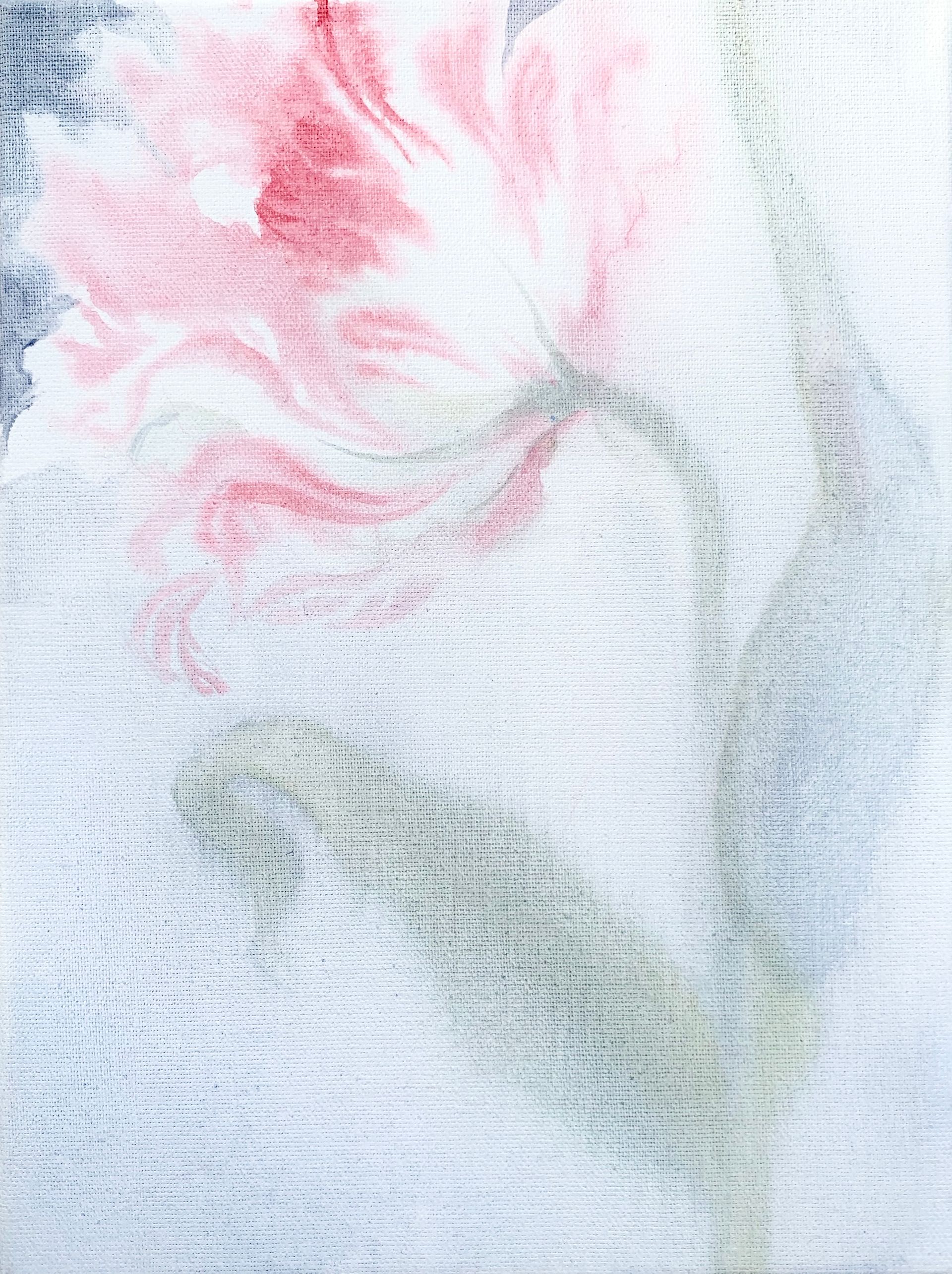 Ульяна Соловей (Картина, живопись - 
                  30 x 40 см) Лист / тюльпан