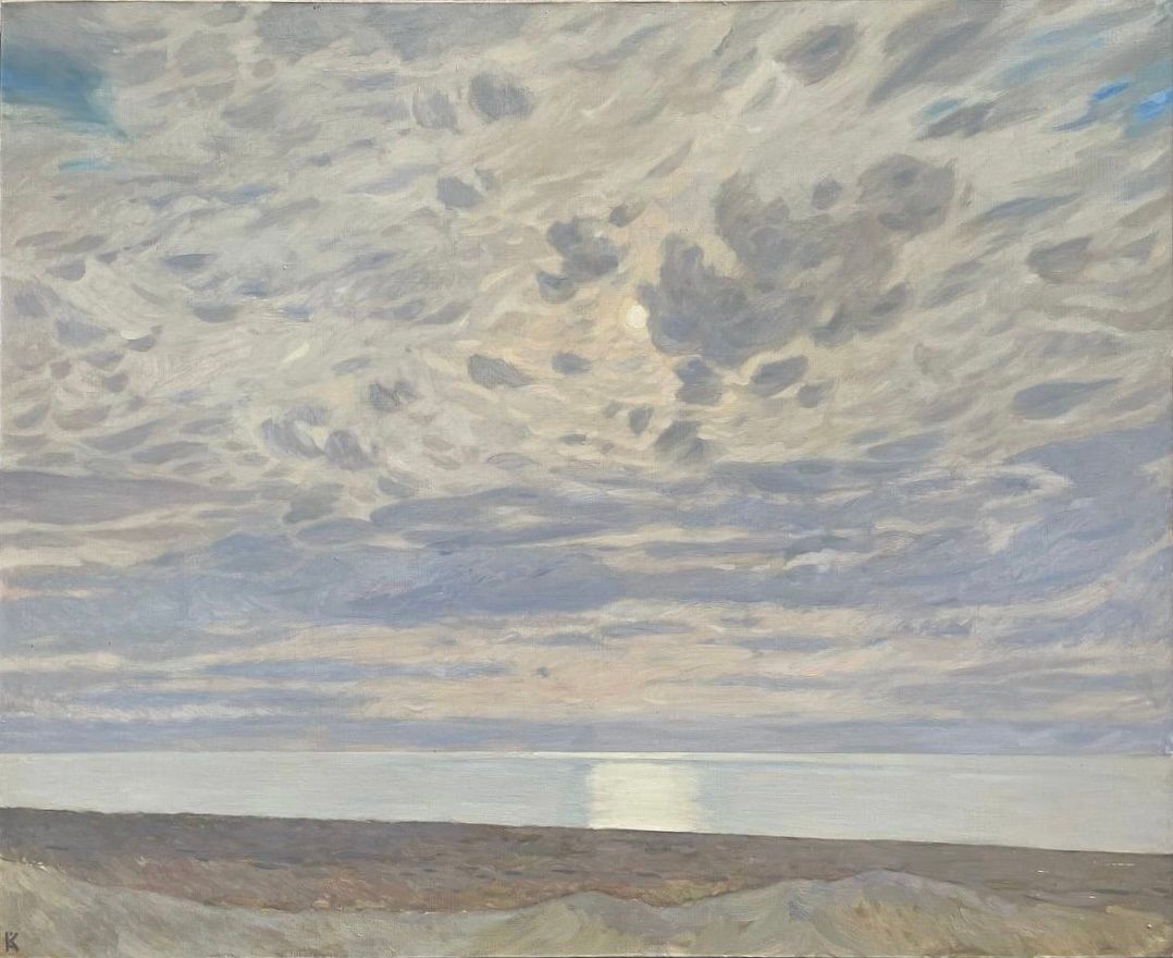 Алексей Кротов (Картина, живопись - 
                  110 x 90 см) Облака над Янтарным пляжем