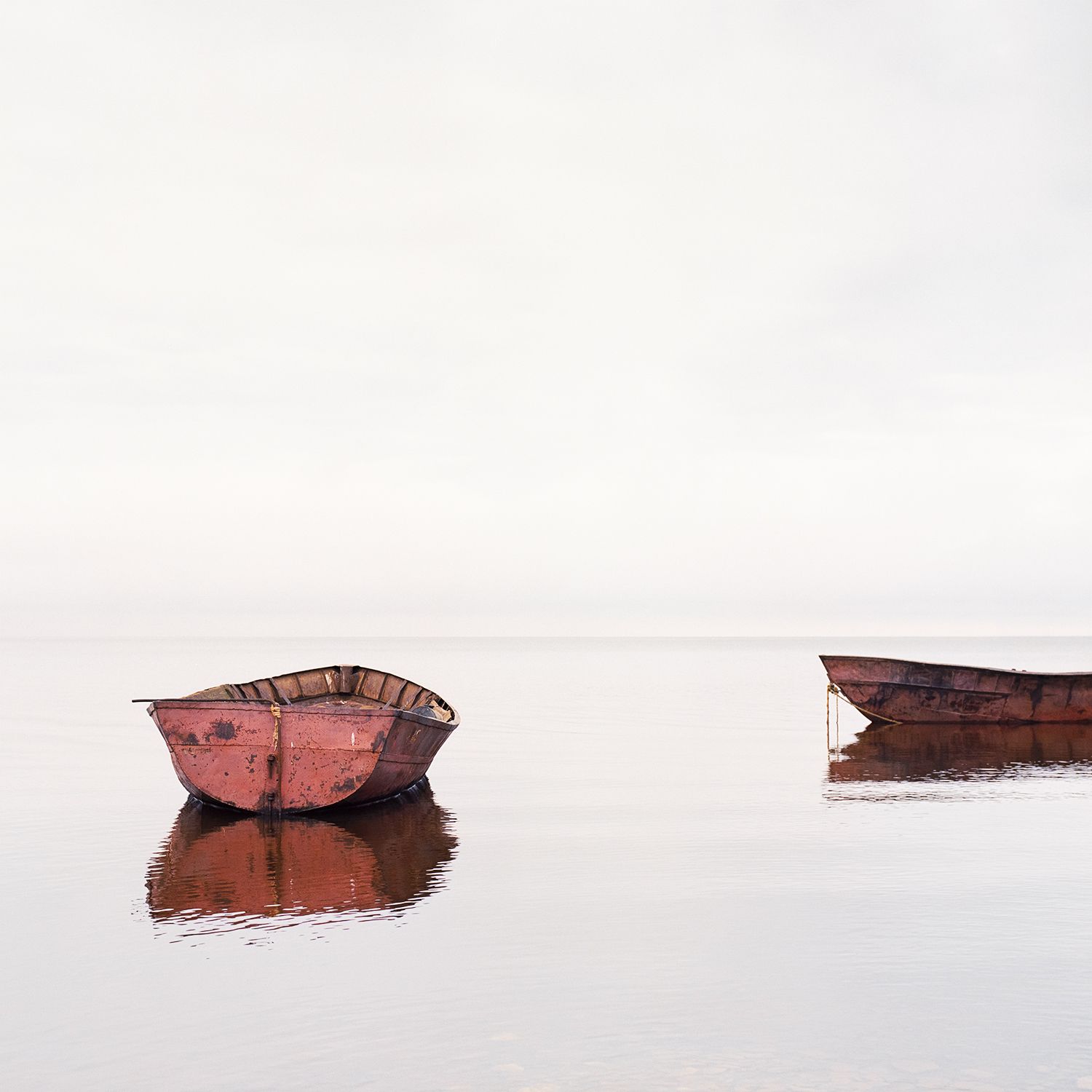 Андрей Белков (Фотография - 
                  80 x 80 см) Лодки