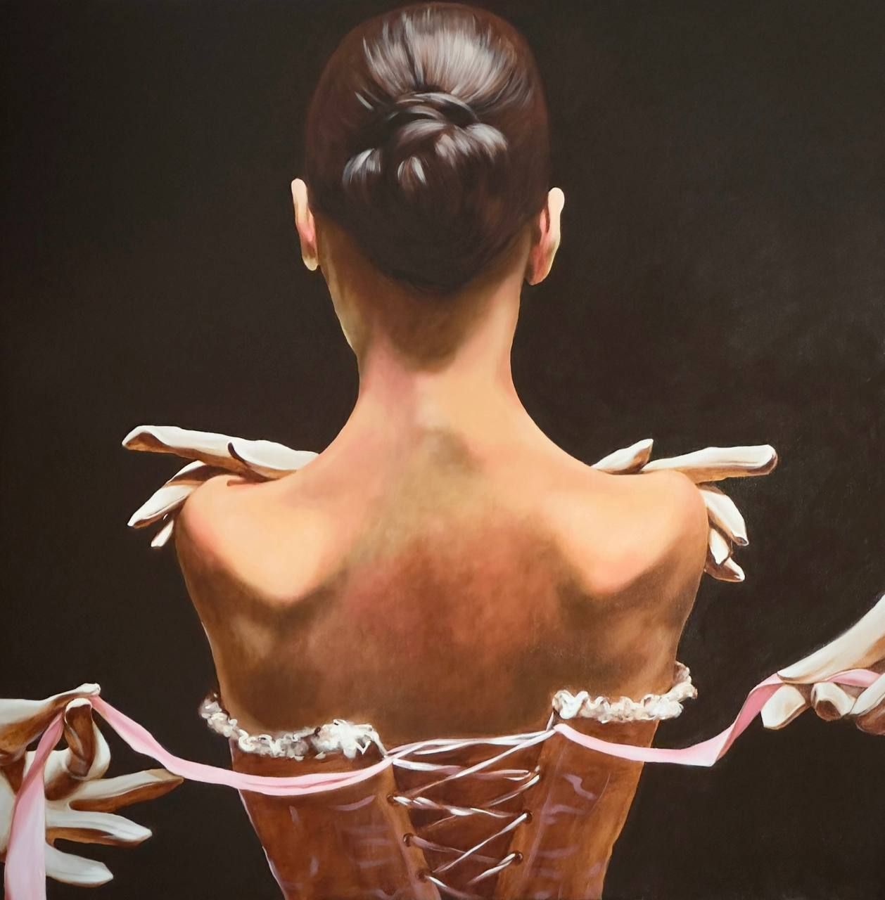 Татьяна Вафина (Картина, живопись - 
                  150 x 150 см) Роль