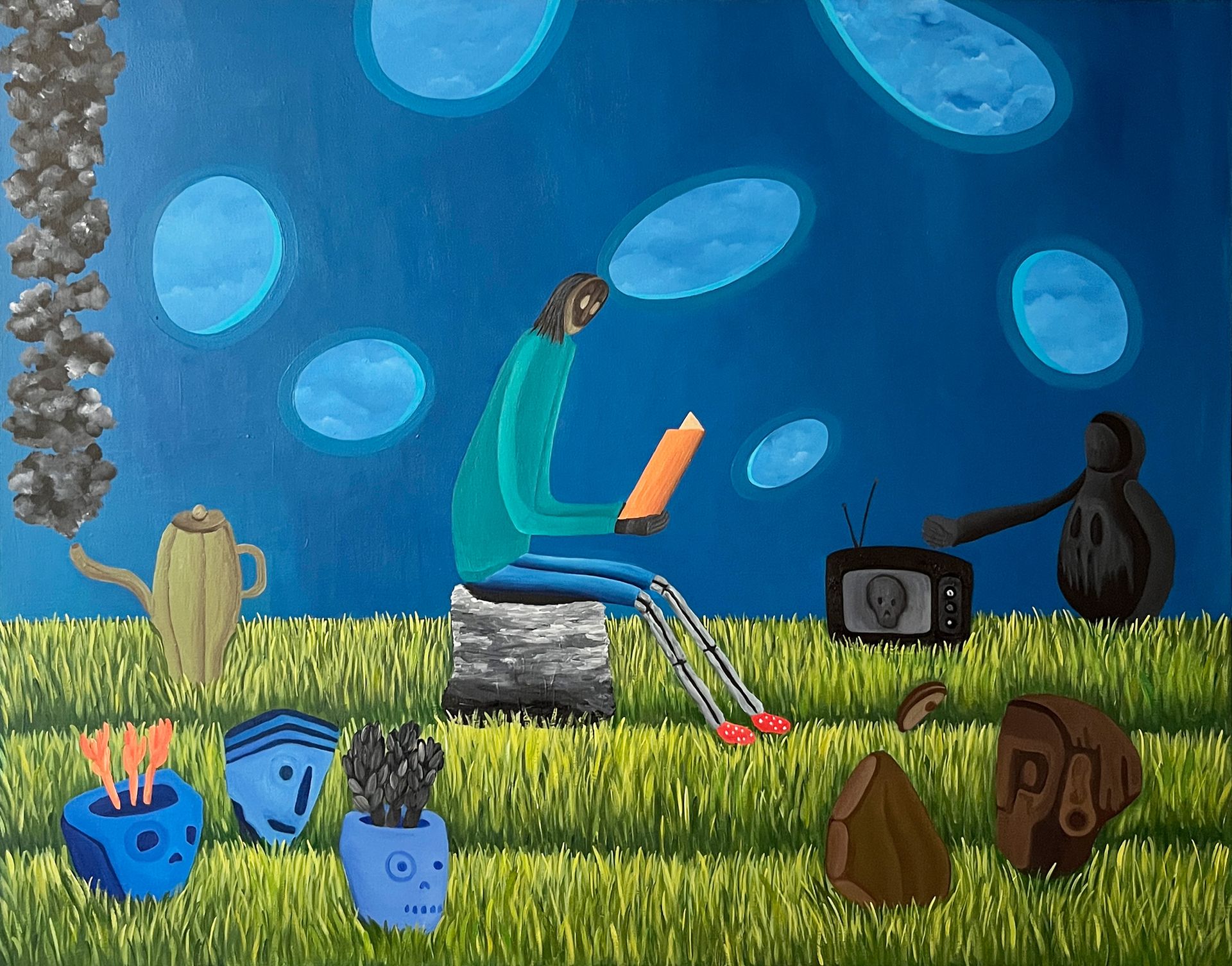Леша Мелки (Картина, живопись - 
                  90 x 70 см) DELUSION