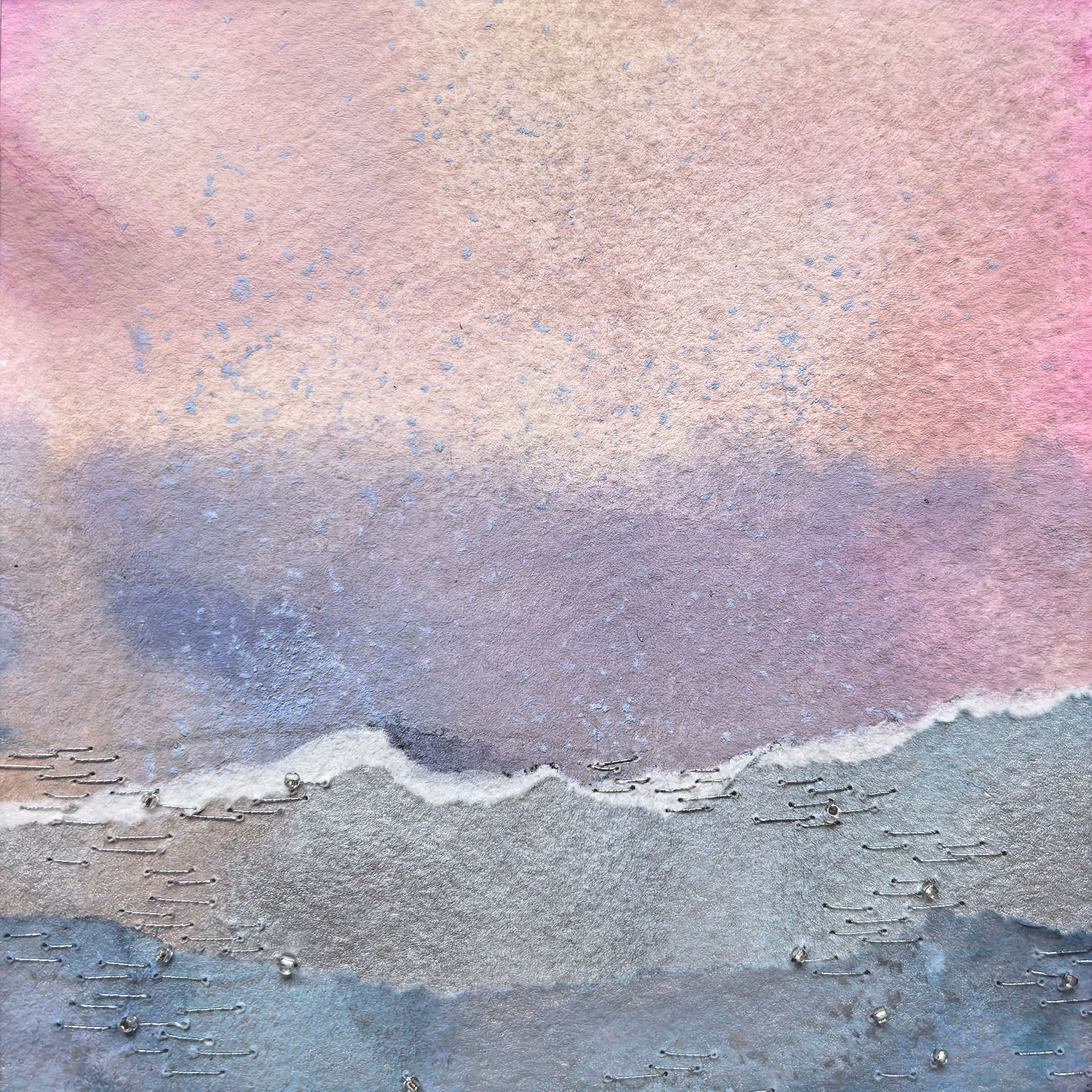 Ксения Наймушина (Авторская графика - 
                  20 x 20 см) Morning sea