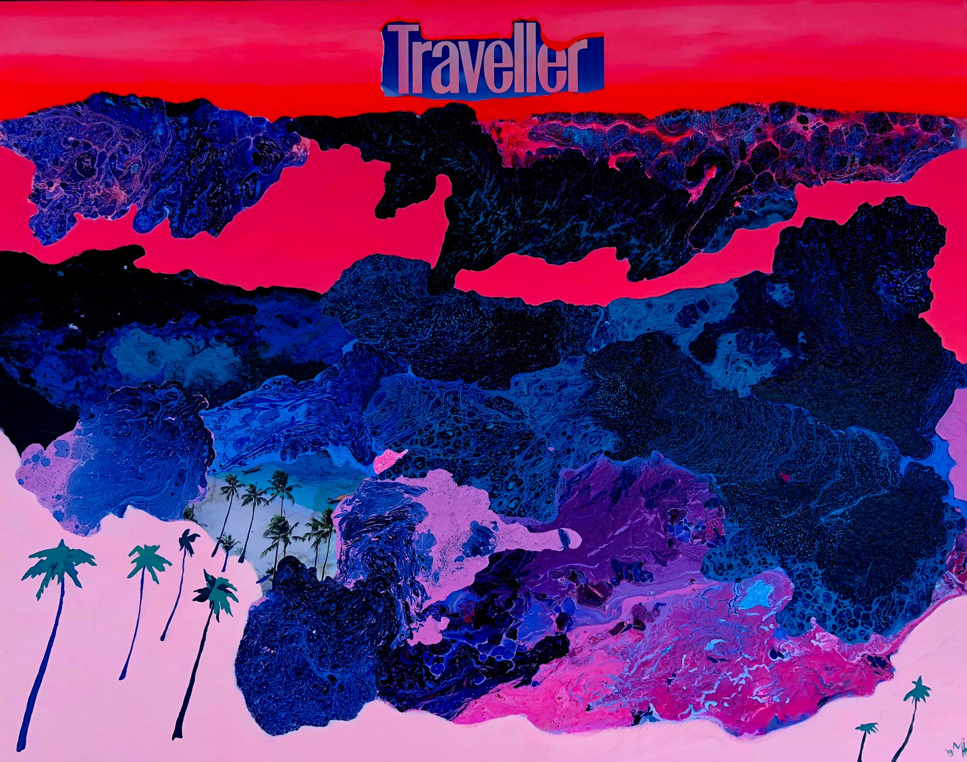 Маша Ив (Картина, живопись - 
                  90 x 70 см) TRAVELLER