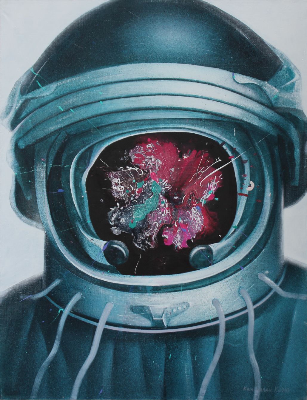 Вадим Комиссаров (Картина, живопись - 
                  100 x 130 см) Космонавт 3