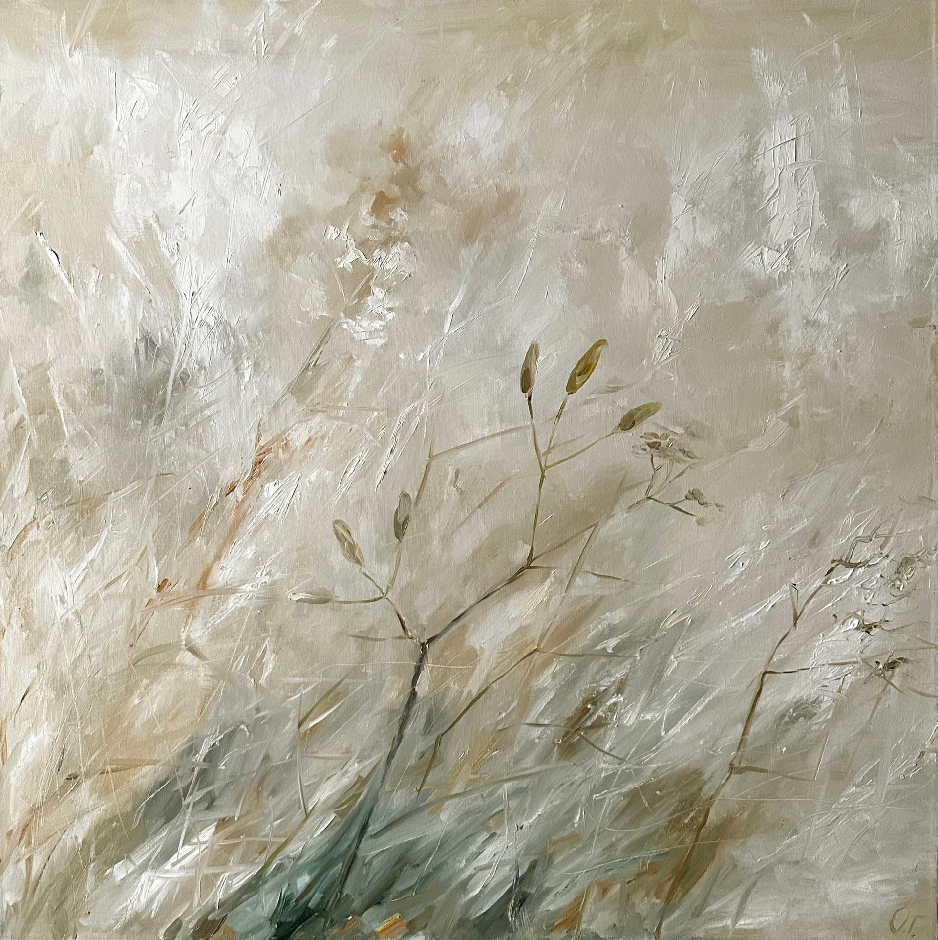 Оксана Горбунова (Картина, живопись - 
                  80 x 80 см) Заморозки