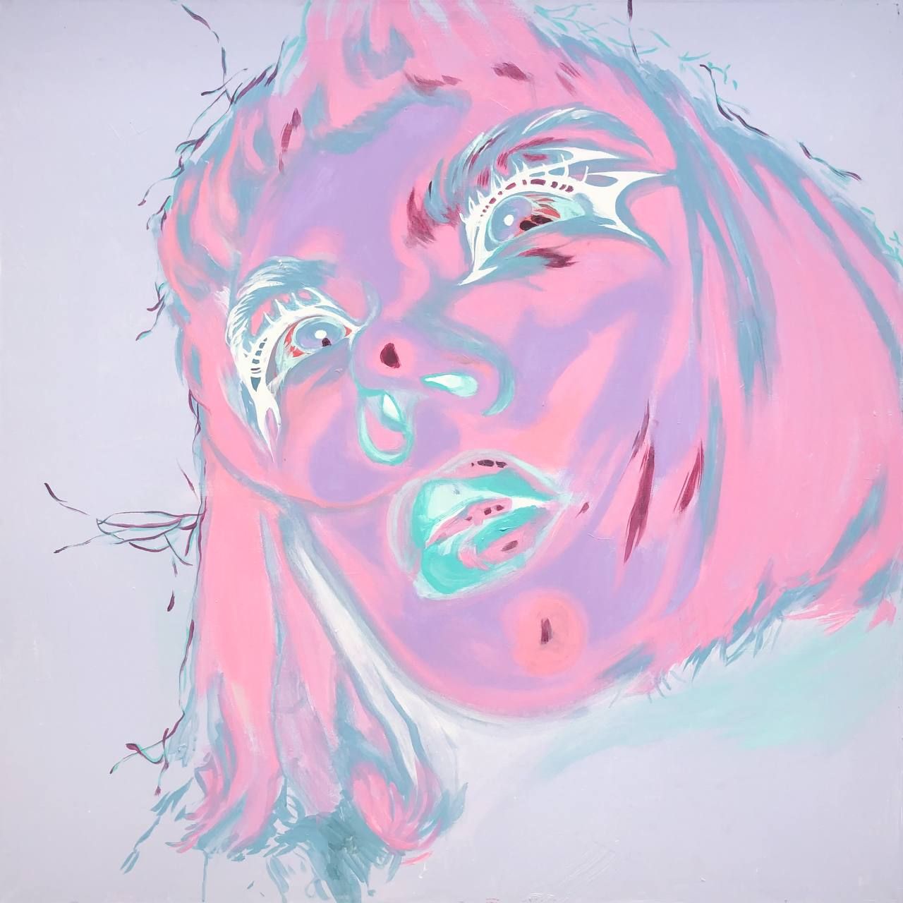 Лена Богатырева (Картина, живопись - 
                  100 x 100 см) #19