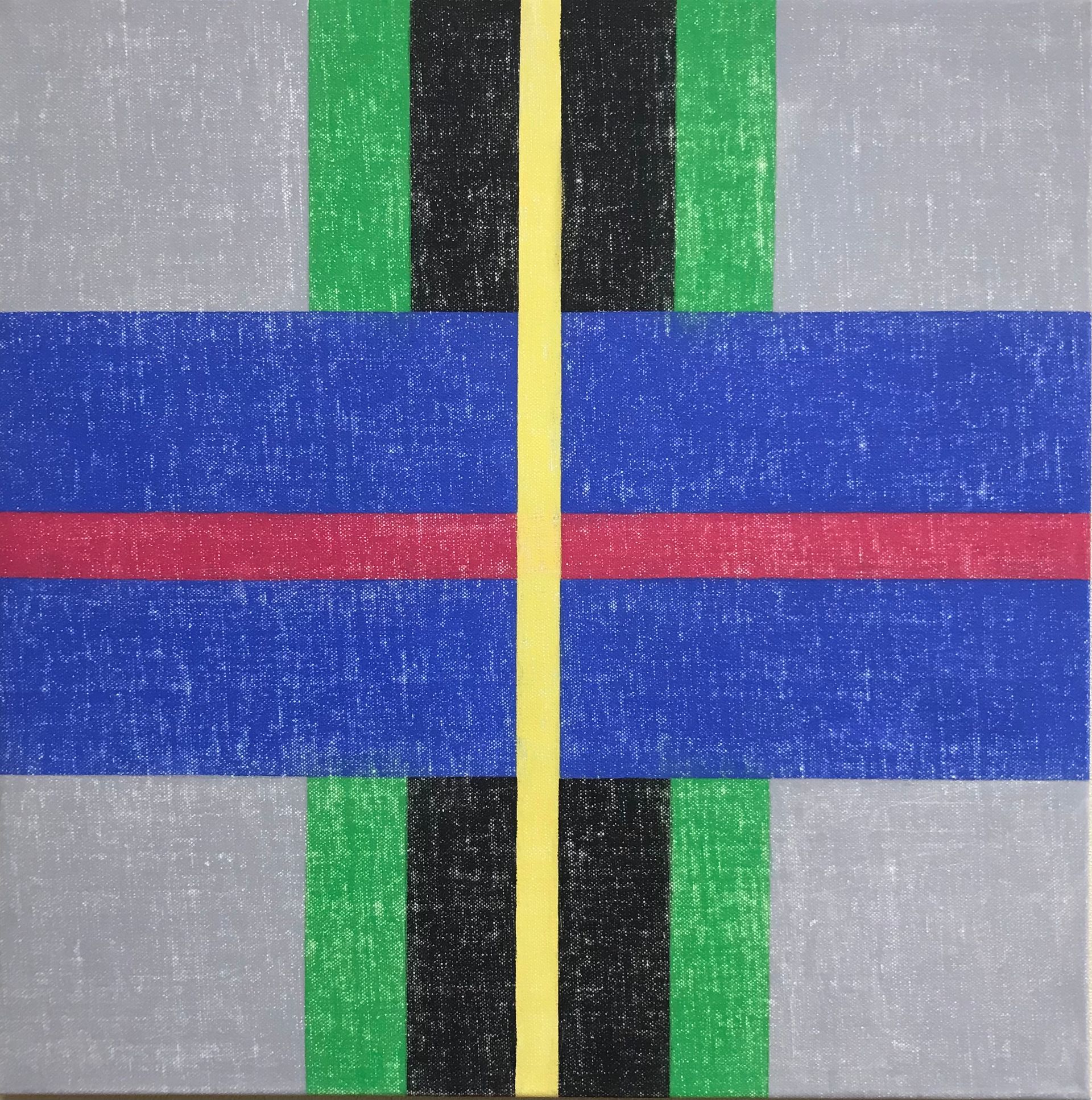 Юрий Ростиславский (Картина, живопись - 
                  50 x 50 см) Прямолинейный