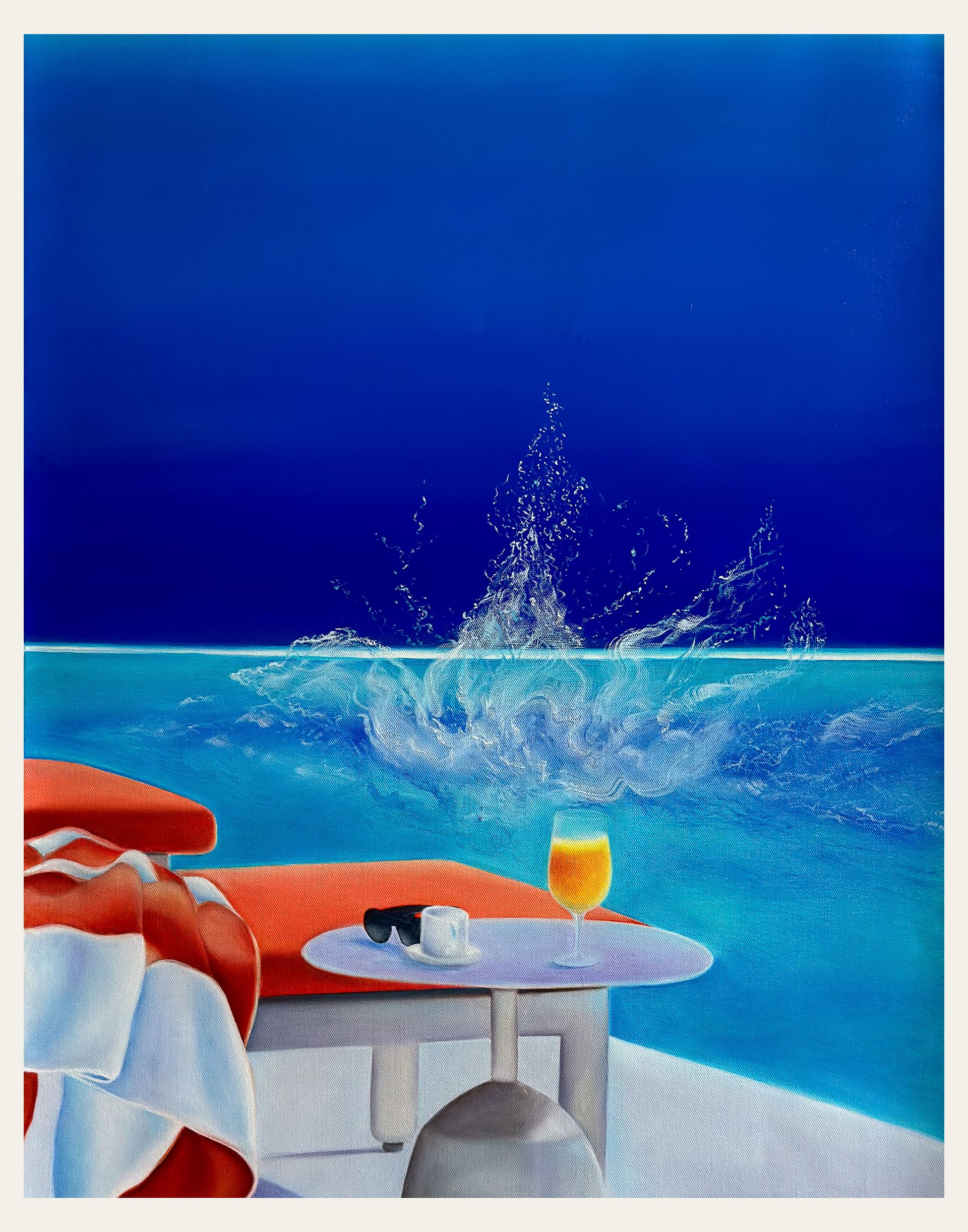 Елена Курочко (Графика цифровая (принты) - 
                  42 x 54 см) Жикле "Sunbath"