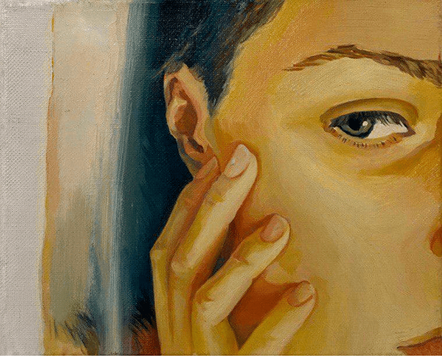 Вероника Рудьева-Рязанцева (Картина, живопись - 
                  30 x 25 см) Зеркало