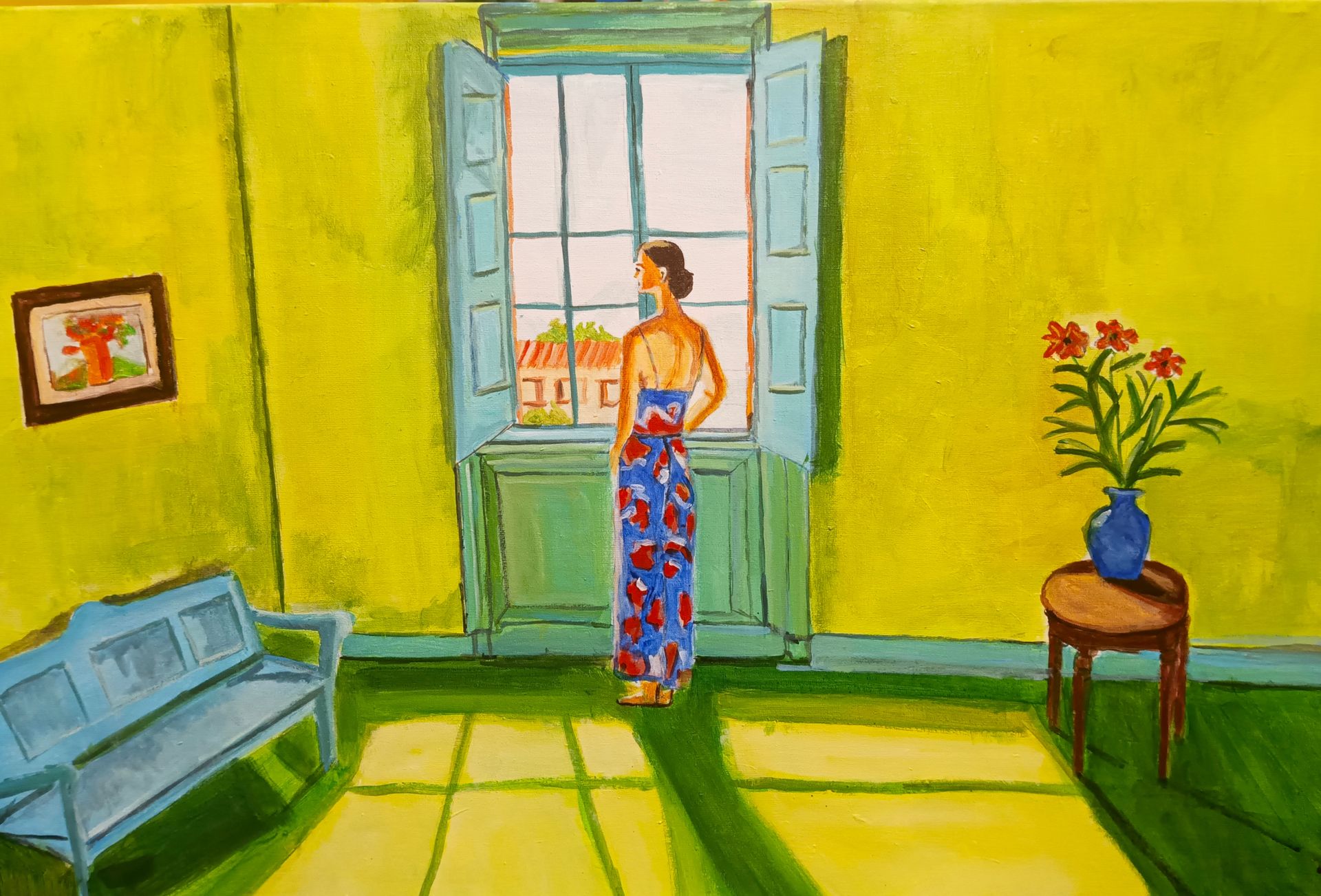 Ольга Чужакова (Картина, живопись - 
                  60 x 40 см) Солнечные лучи