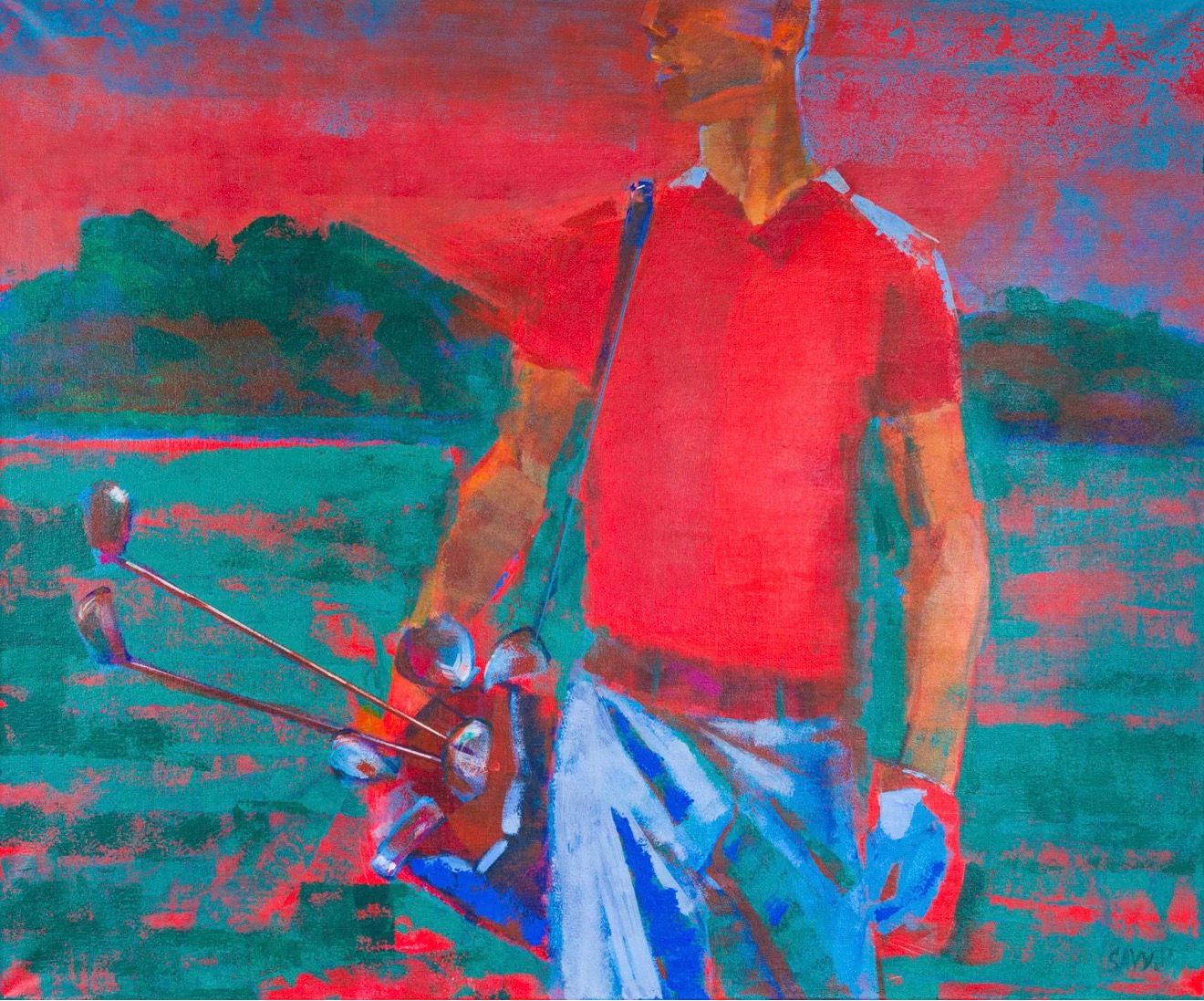 Алексей Савин (Картина, живопись - 
                  120 x 100 см) Sunset