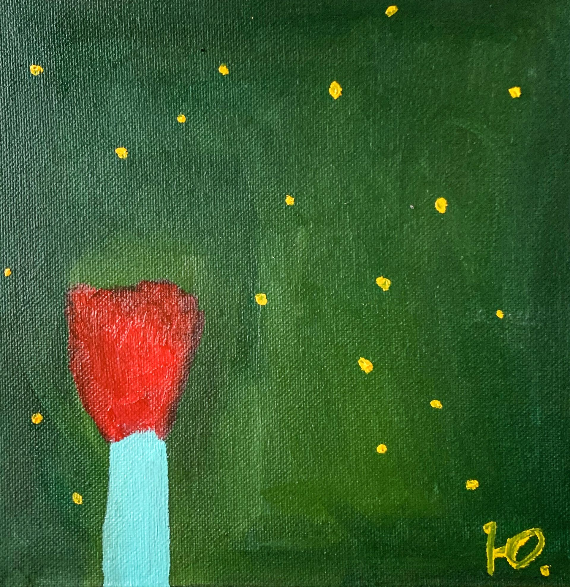 Юджин (Картина, живопись - 
                  20 x 20 см) Зимняя