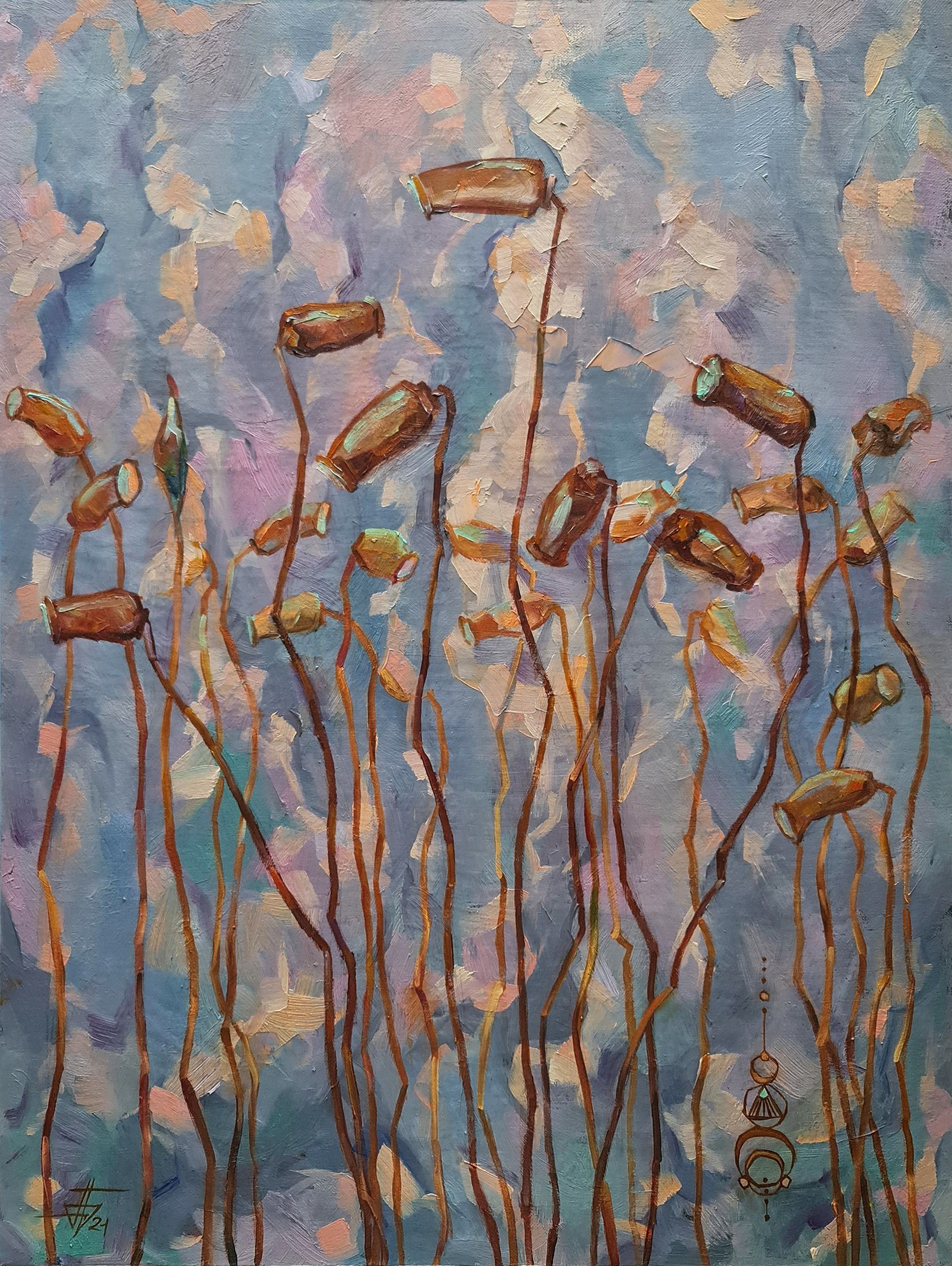 Александр Буданов (Картина, живопись - 
                  60 x 80 см) Кукушкин лен