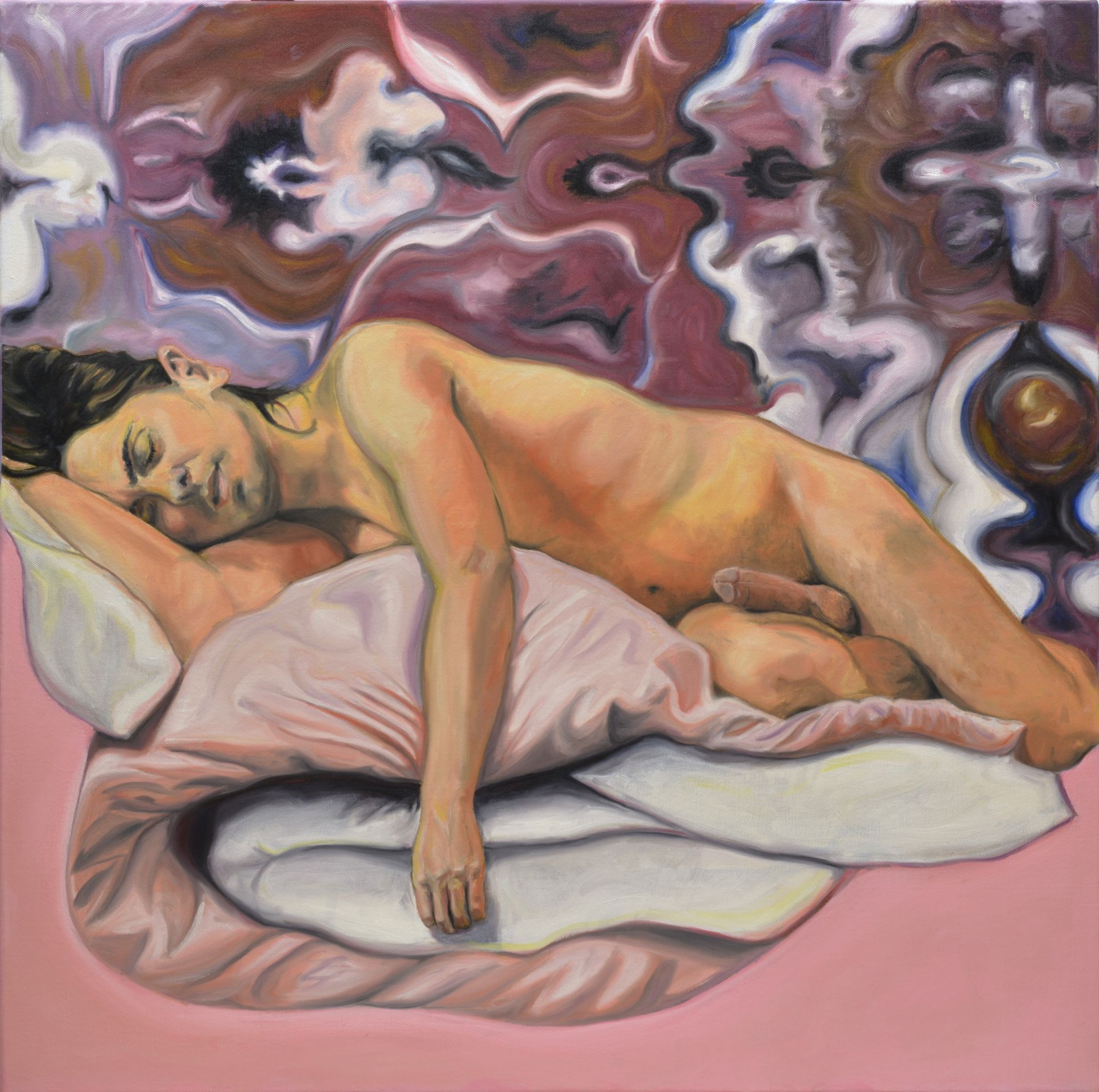 Антон Пашуткин (Картина, живопись - 
                  100 x 100 см) Демидрол