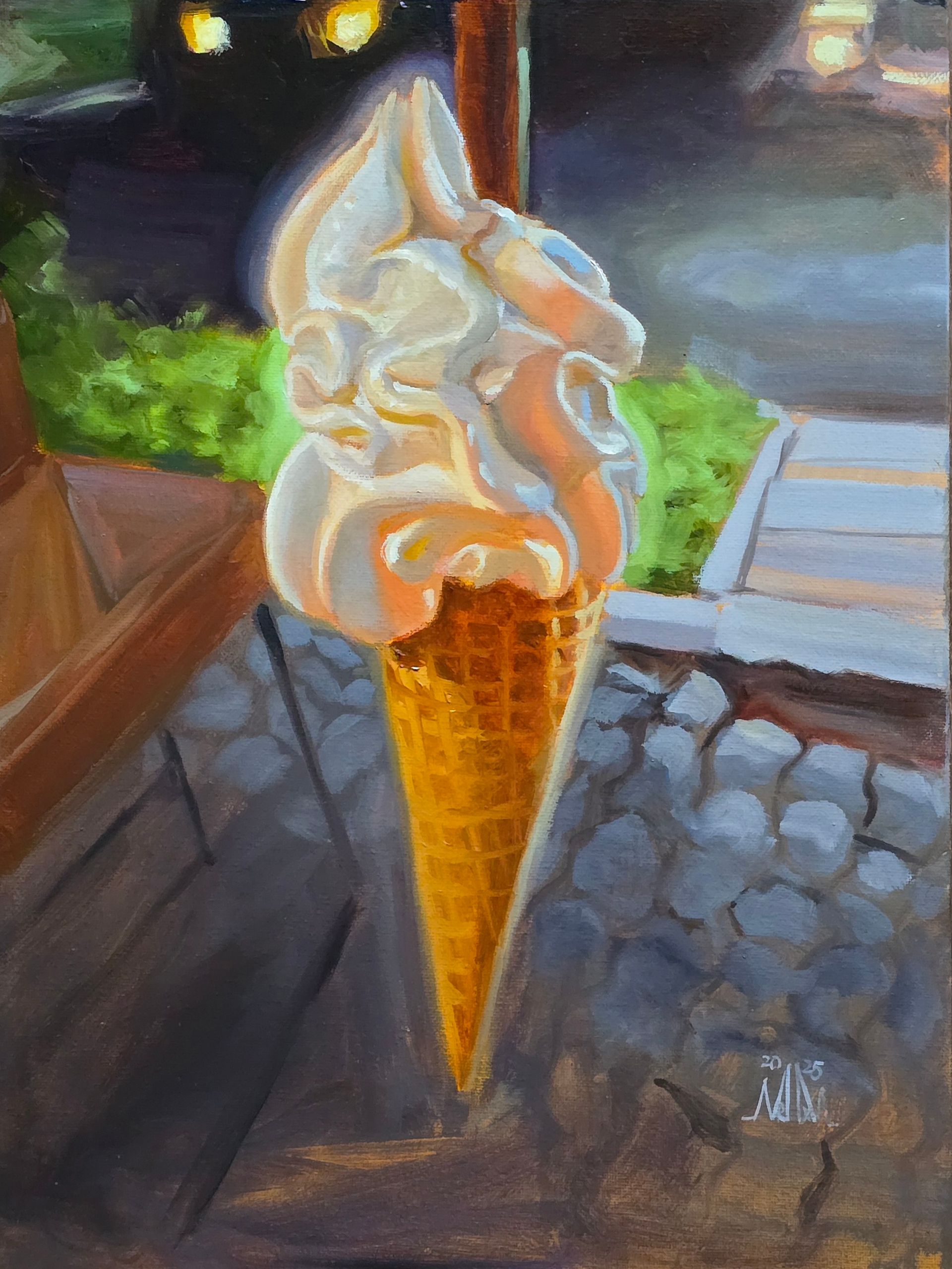 Мария Максимова (Картина, живопись - 
                  30 x 40 см) ICE CREAM VIII