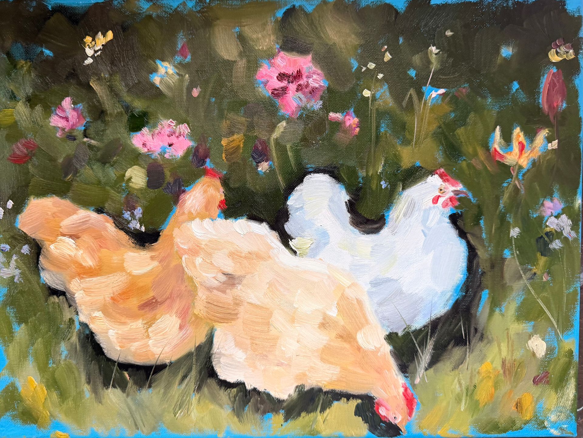 Анна Рудько (Картина, живопись - 
                  40 x 30 см) Полдень в цветах