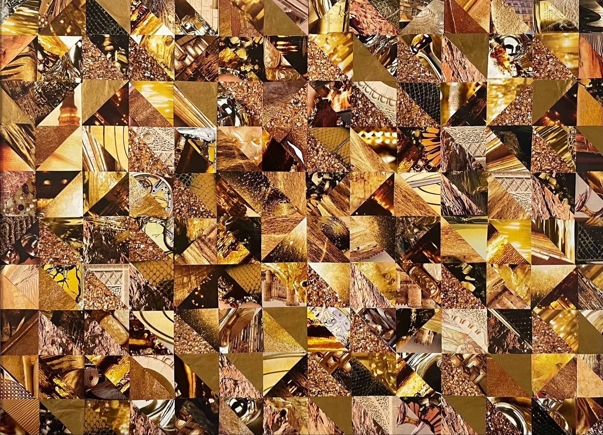 Ольга Андриевская (Коллаж / ассамбляж - 
                  61 x 46 см) Колонизация Марса