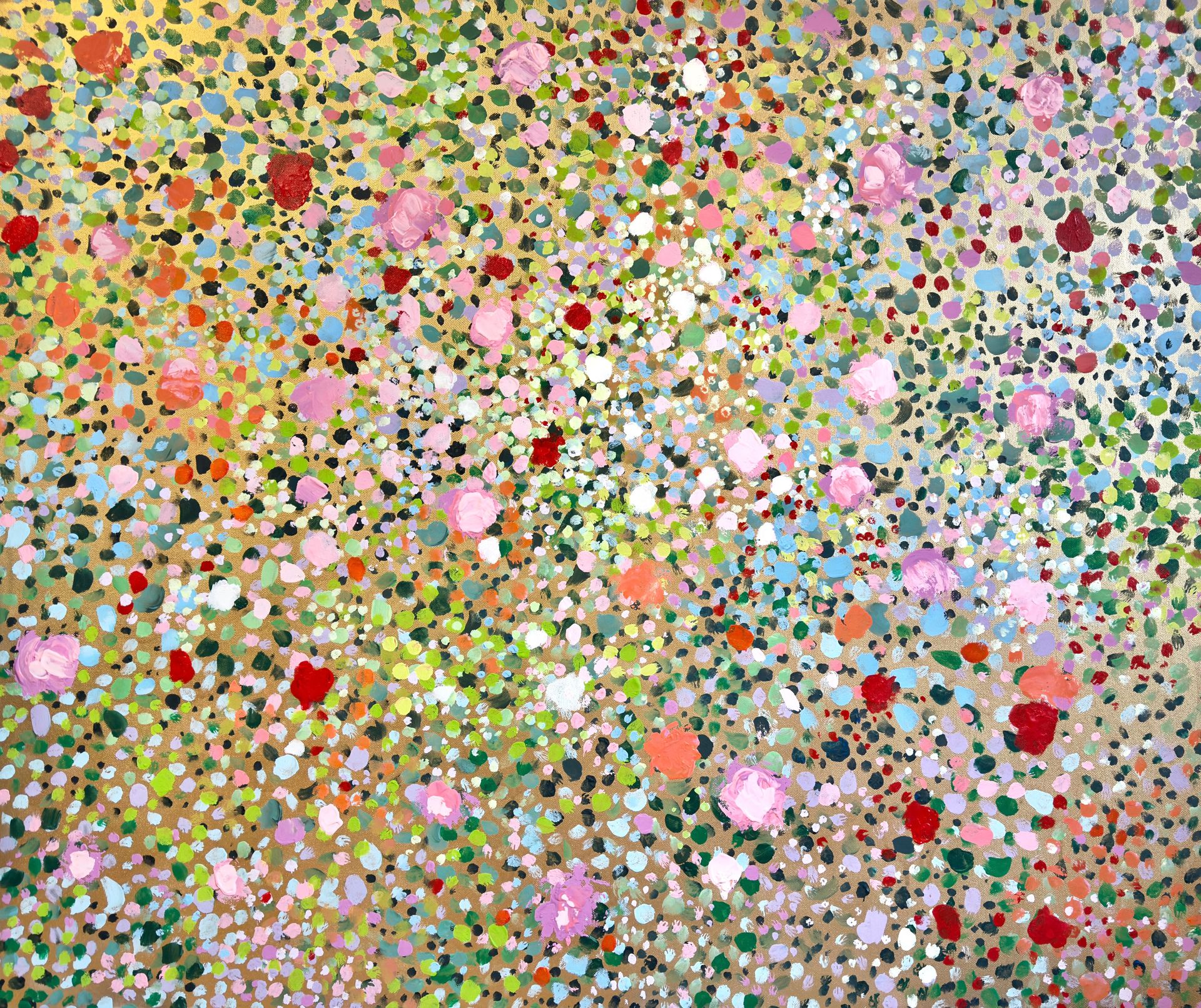 Анна Ганина (Картина, живопись - 
                  120 x 100 см) Big golden garden