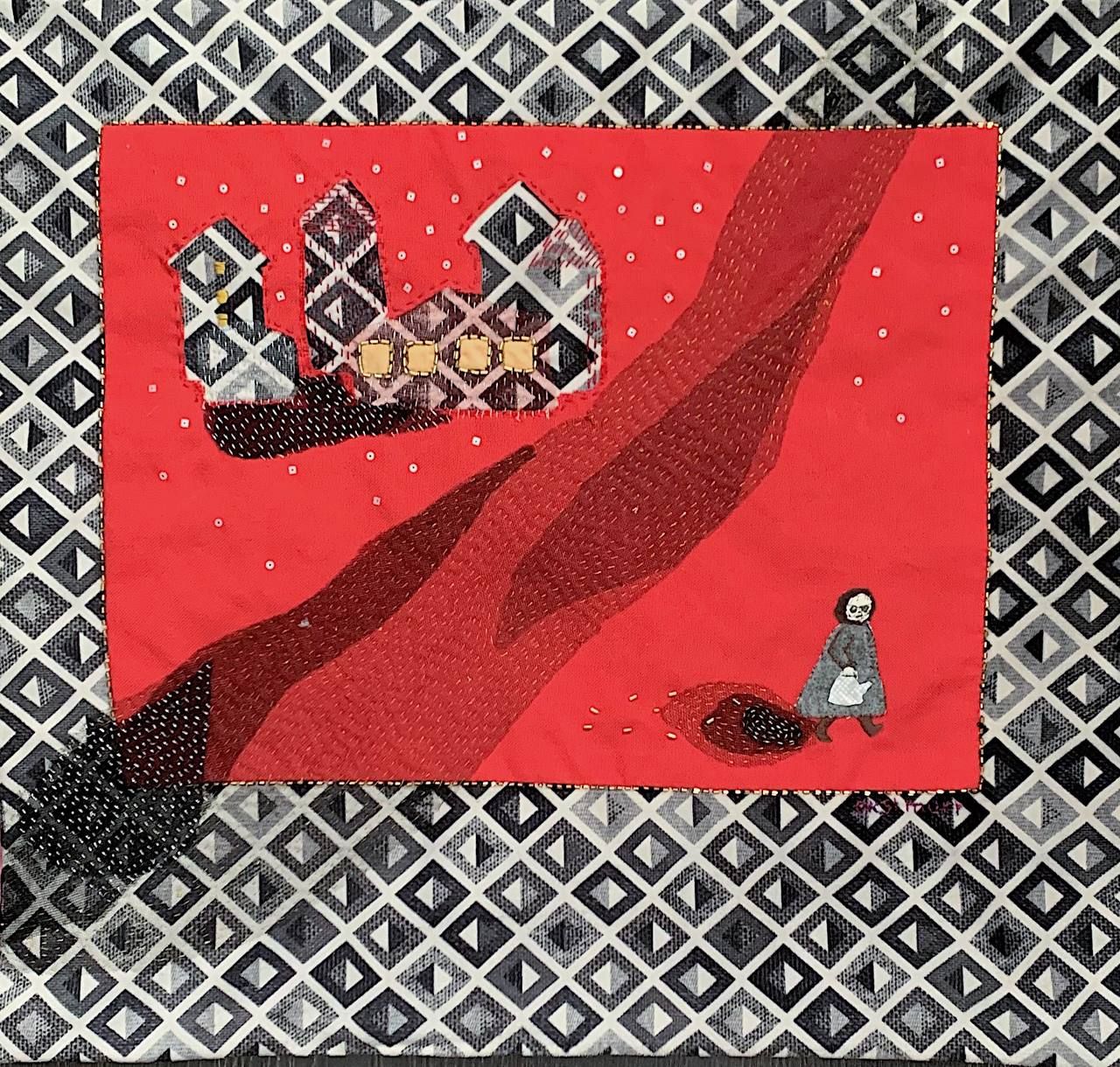 Оксана Муратова (Вышивка - 
                  50 x 50 см) Мягкая картина