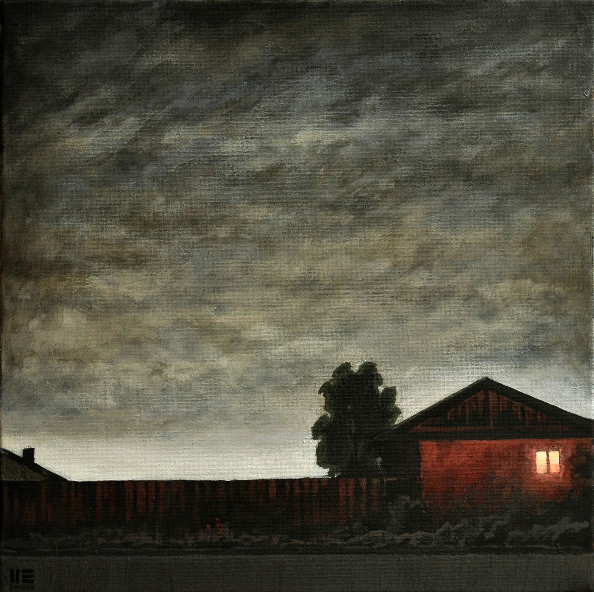 Евгений Пономаренко (Картина, живопись - 
                  40 x 40 см) Asperitas