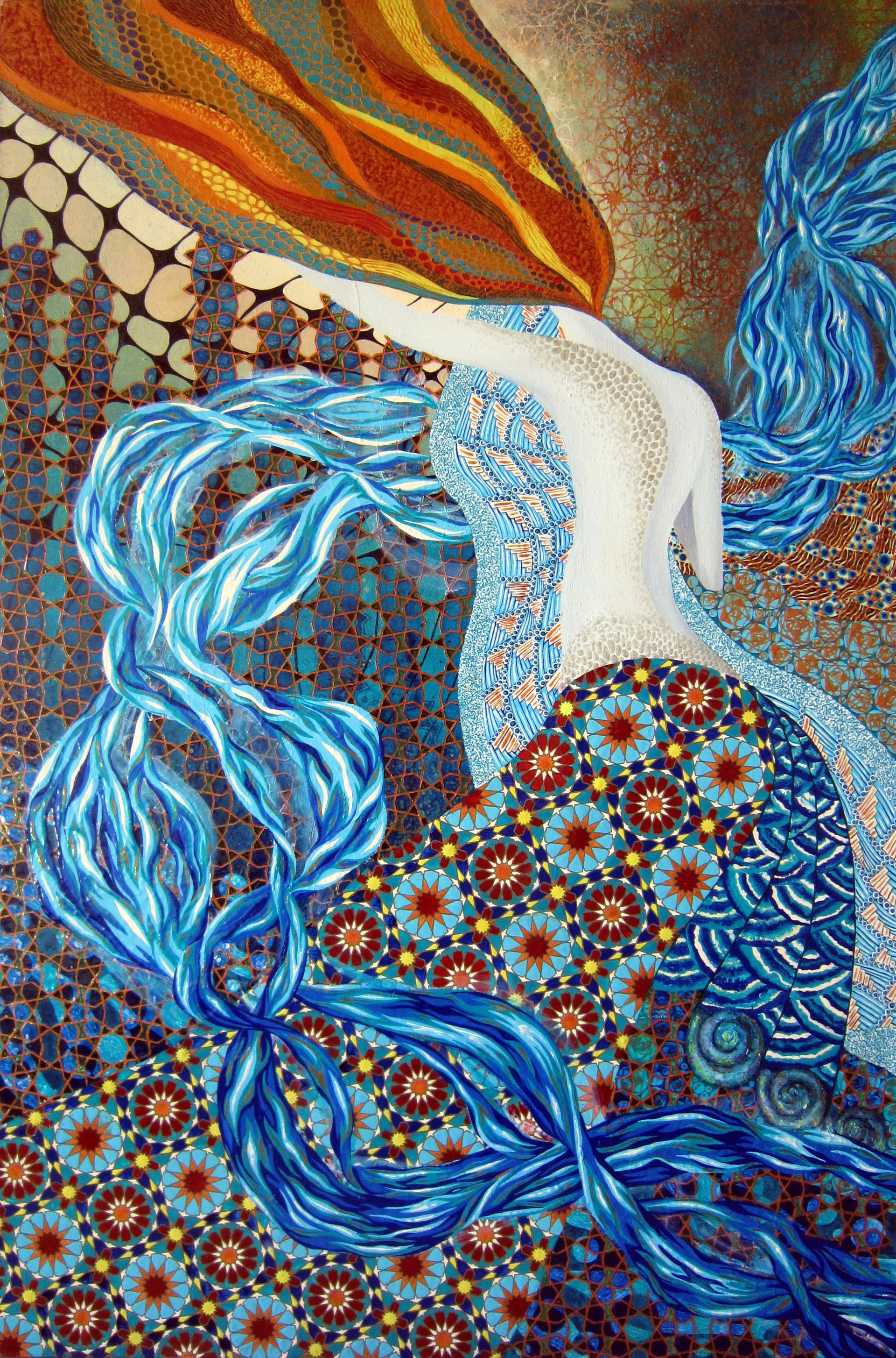 Елена Сорока (Картина, живопись - 
                  60 x 90 см) Афродита Анадиомена